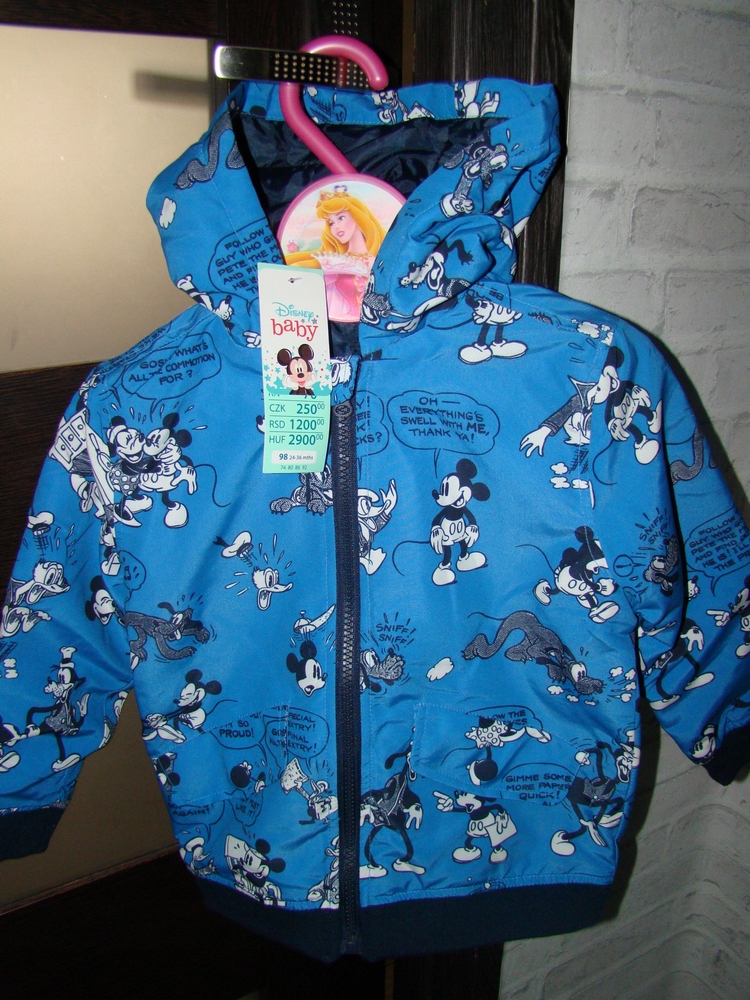 Detská bunda - Disney Transition Jacket Veľkosť 98 cm