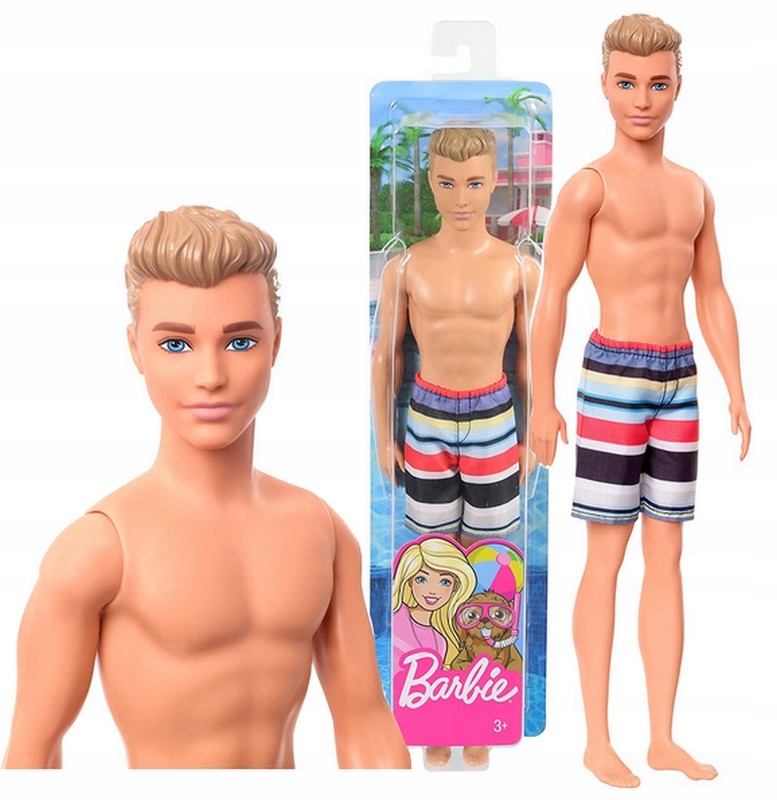 Barbie Beach Doll Ken na kúpanie GHW43