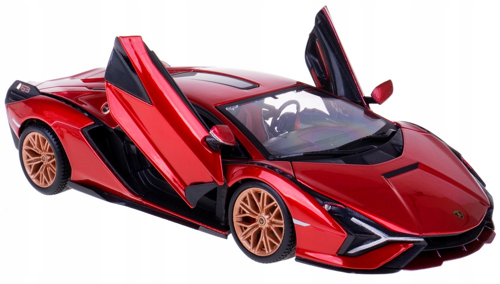LAMBORGHINI SIAN FKP37 MODEL KOV BBURAGO 1:24 CZERWONY