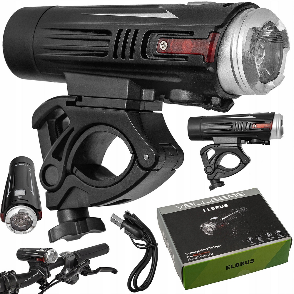 VLB ELBRUS 880LM Cree LED USB PREDNÁ LAMP
