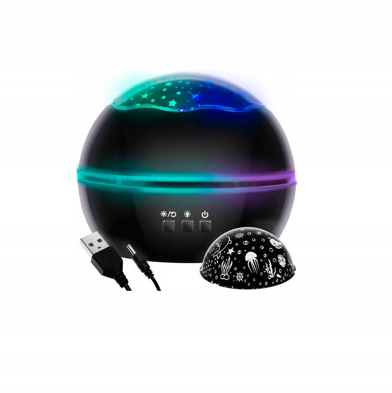 Lampa projektor rosfix 947f-8564a čierny