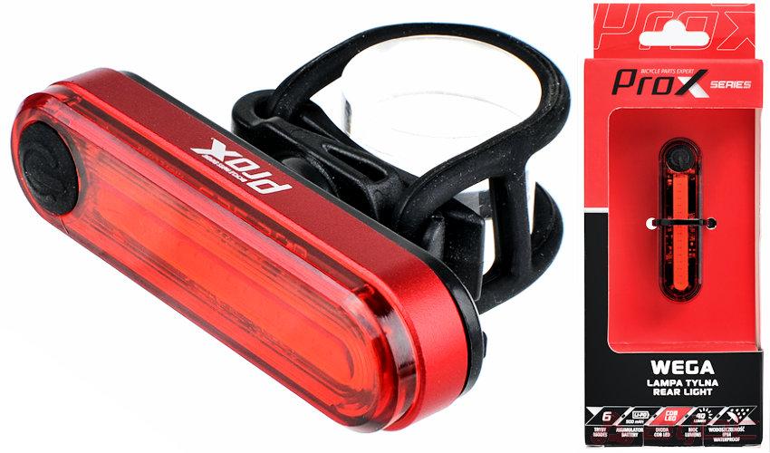 Bicykel lampa pre zadnú prox vega 40LM COB LED USB