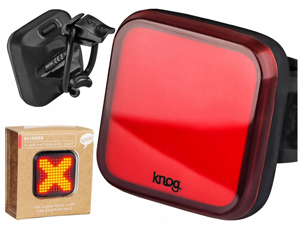 Knock Blinder x 8 režimy Zadná lampa 100 lm USB režimy