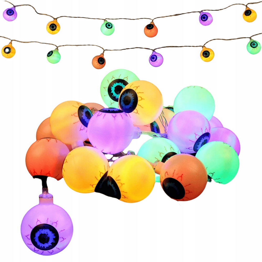 LED HALLOWEEN LIGHTS Decorate, Ghost Eye 1,5m