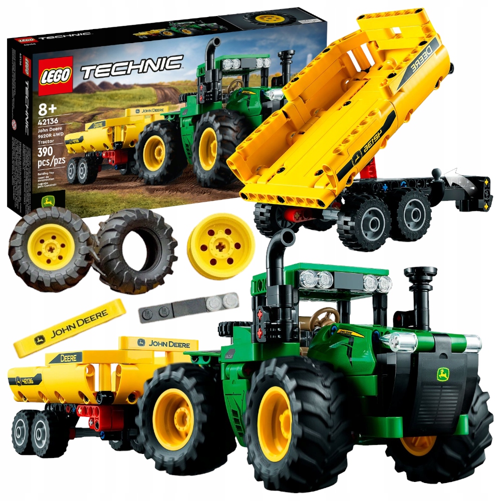 LEGO Technic 42136 Traktor John Deere 9620R 4WD