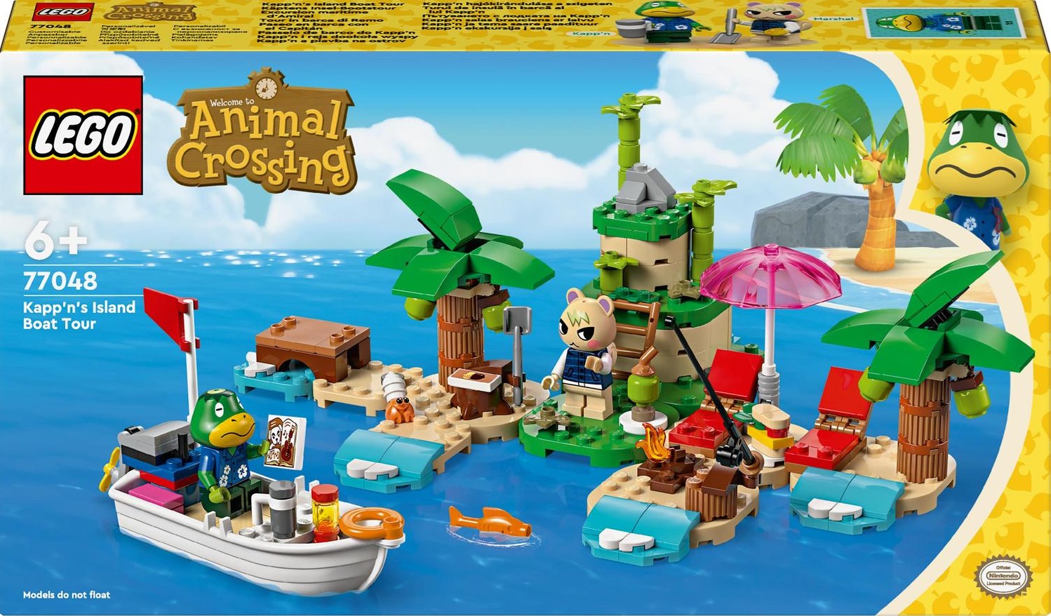 LEGO hra 77048 LEGO Animal Crossing Plavba po ostrove Kappan
