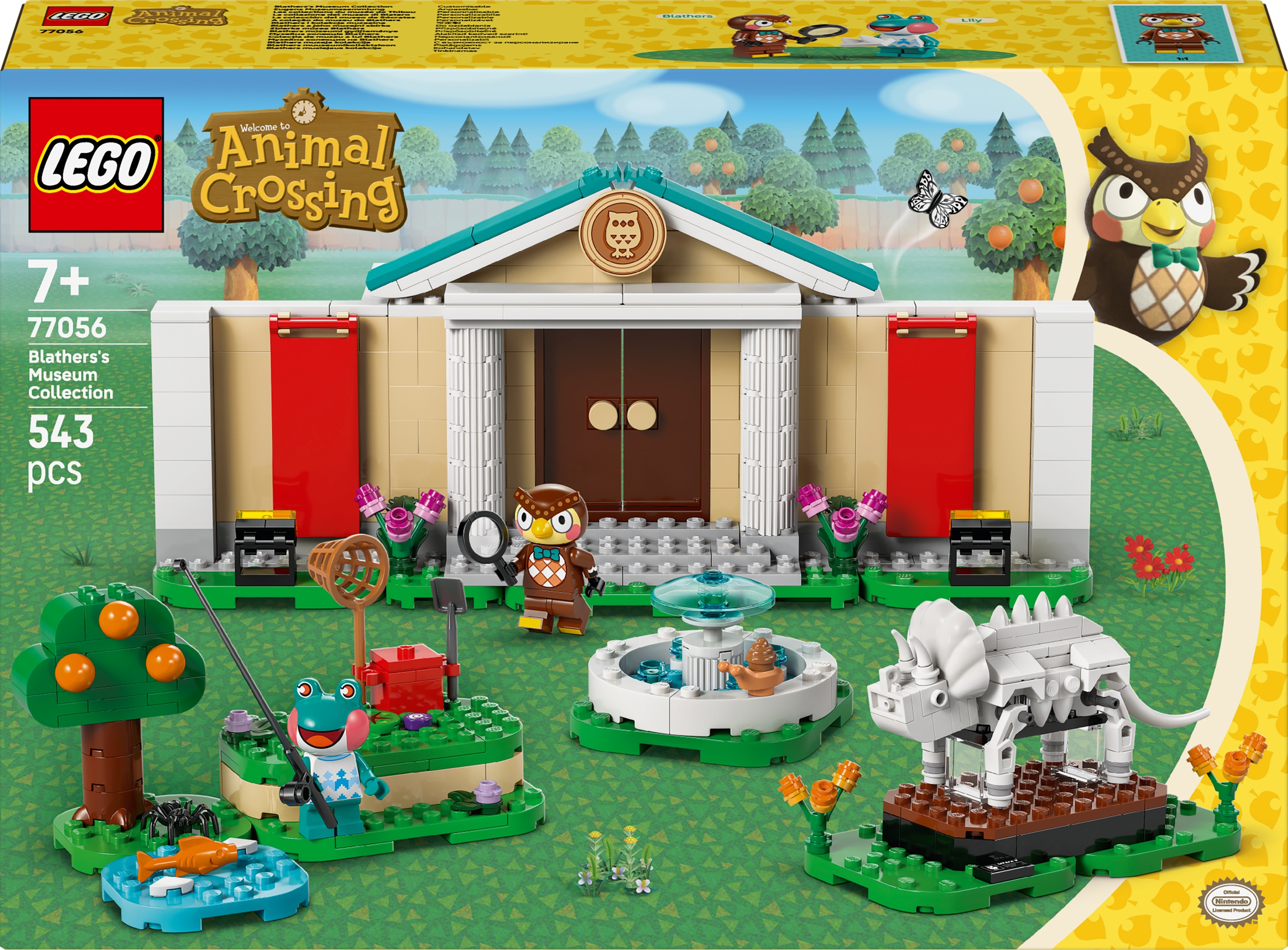 LEGO Animal Crossing 77056 Blathers a múzejná zbierka
