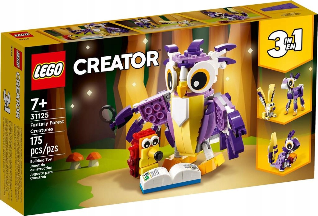 Stavebnica LEGO Creator 3 w 1 - DREVENÉ BLOKOVANIE PÍSMENA ČÍSLA OBRÁZKY HÁDANKA