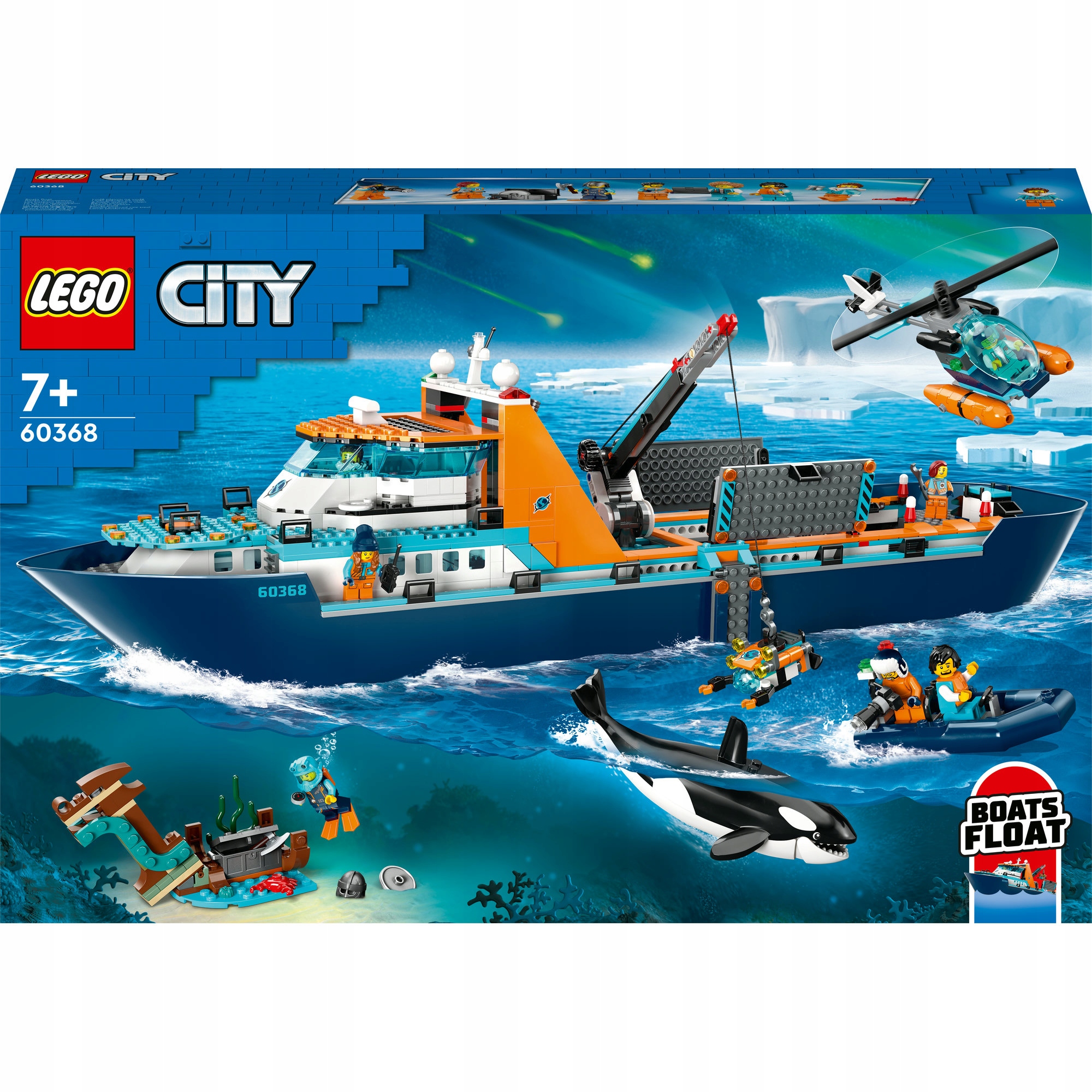 LEGO City 60368 Arktická výskumná loď