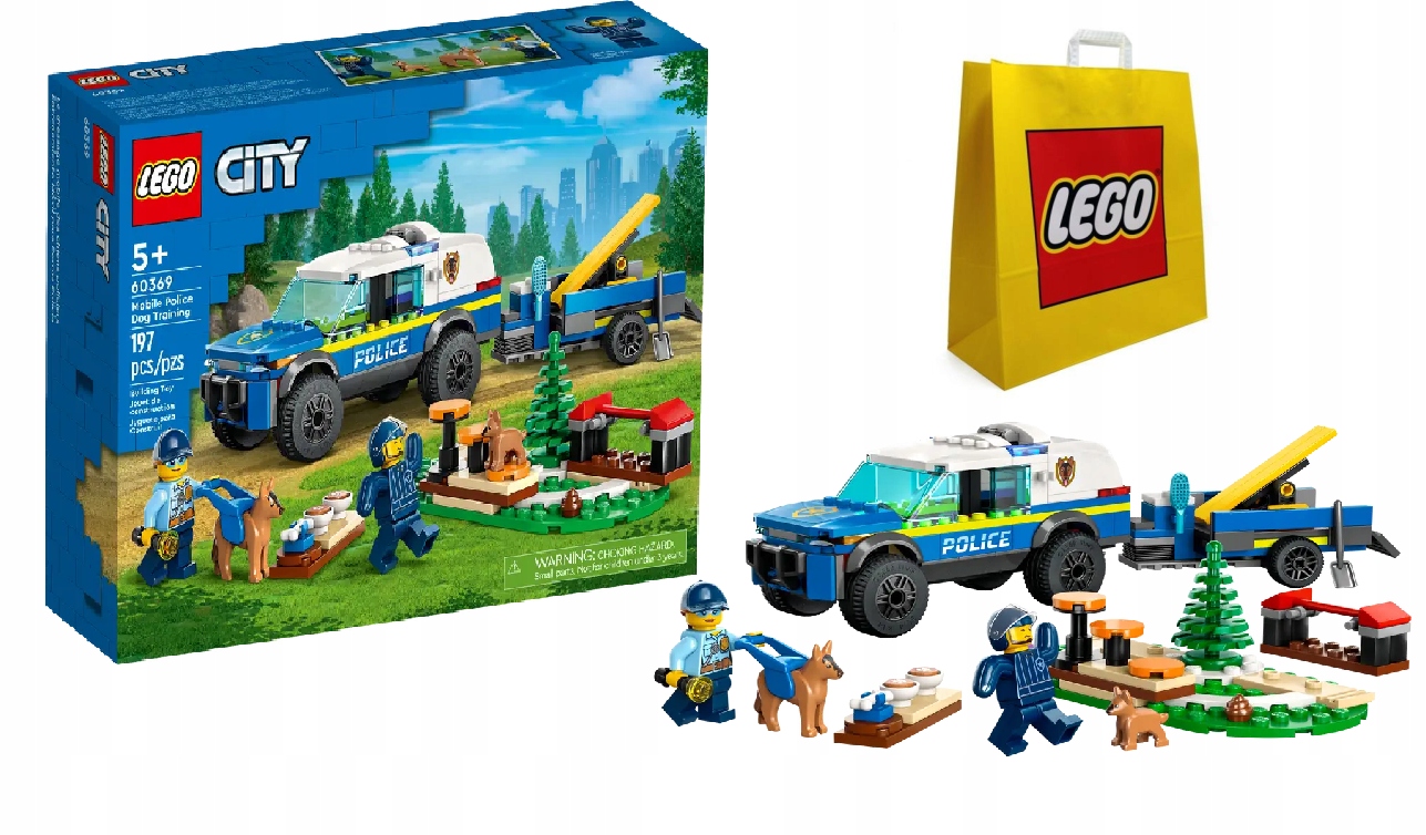 LEGO City 60369 Výcvik policajných psov v teréne