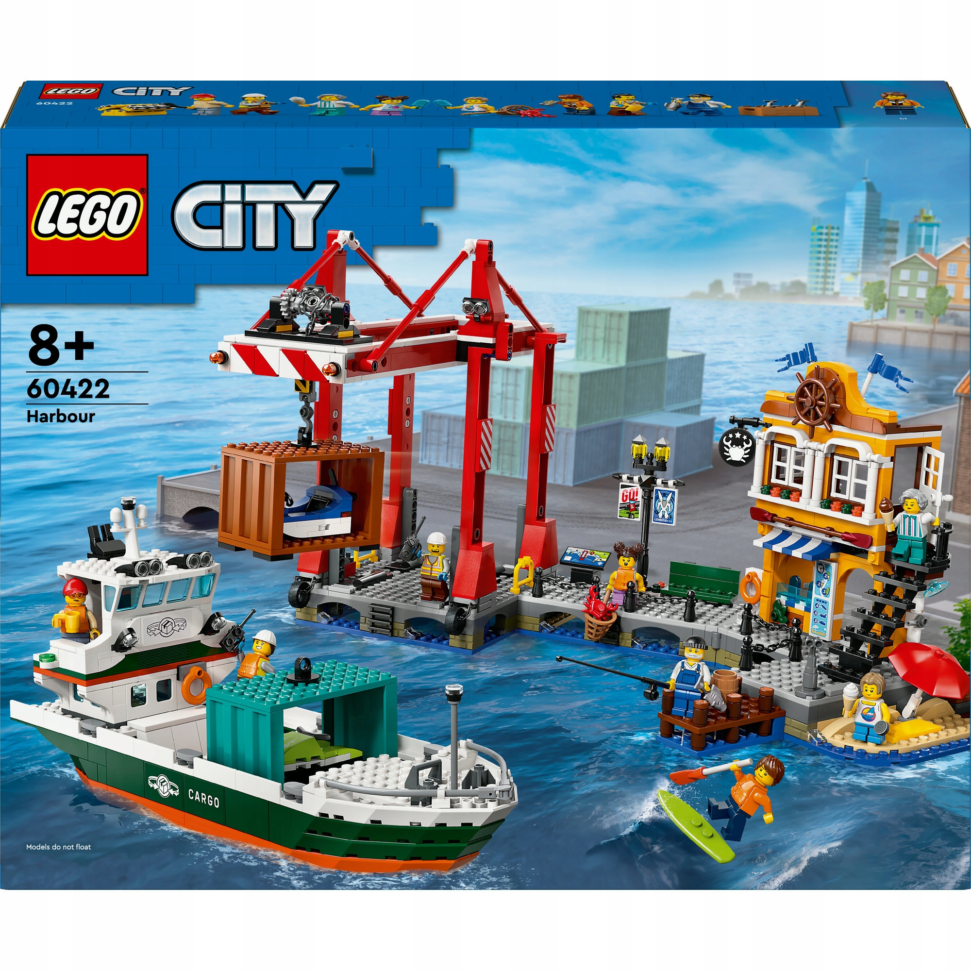 LEGO City 60422 LEGO City 60422 Prístav s nákladnou loďou