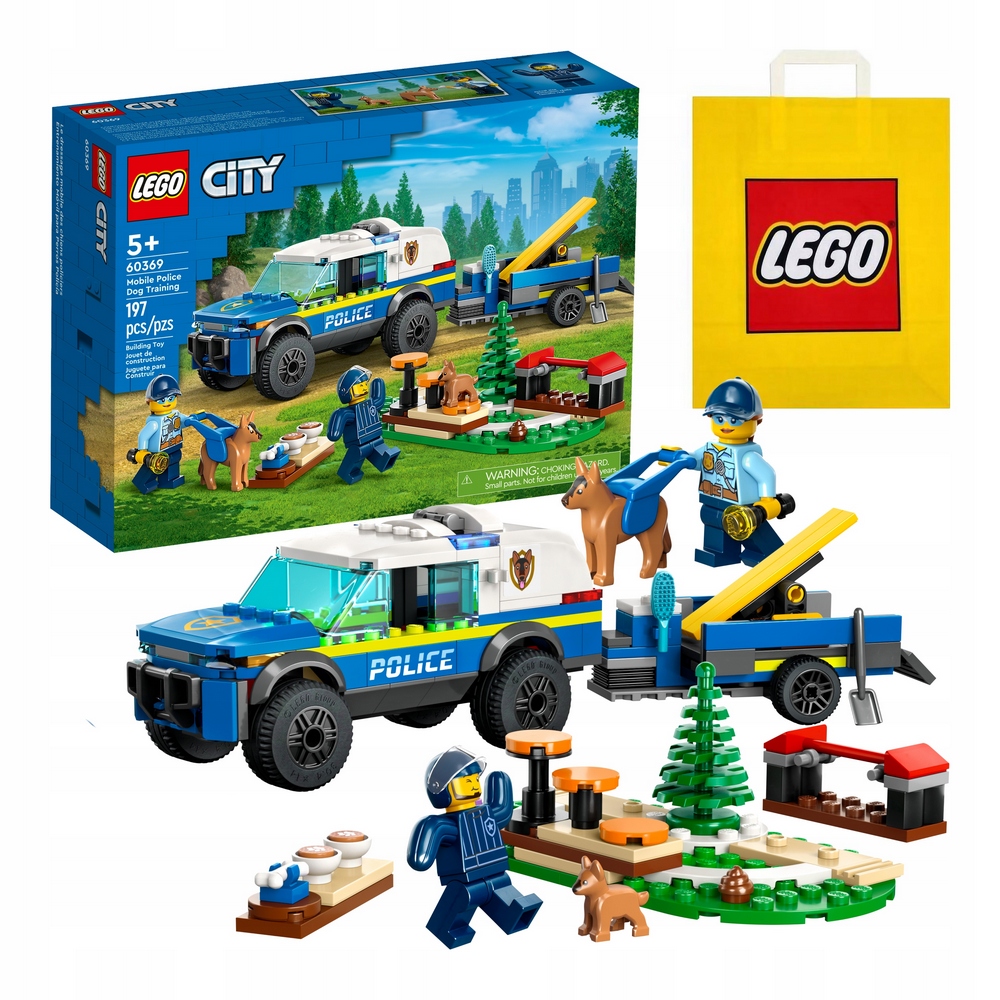 Stavebnica LEGO City - LEGO City policajný výcvik psov v teréne 60369