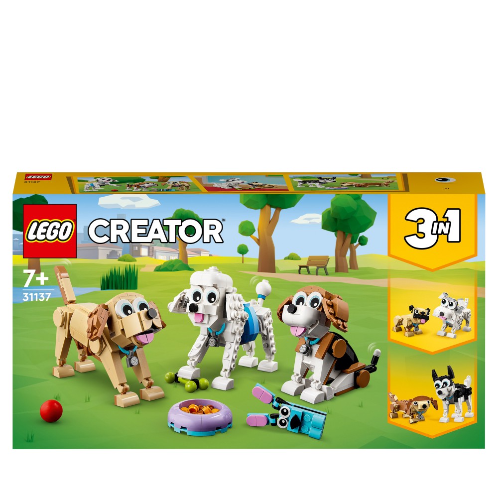 LEGO Creator 3 v 1 31137 Roztomilé šteniatka