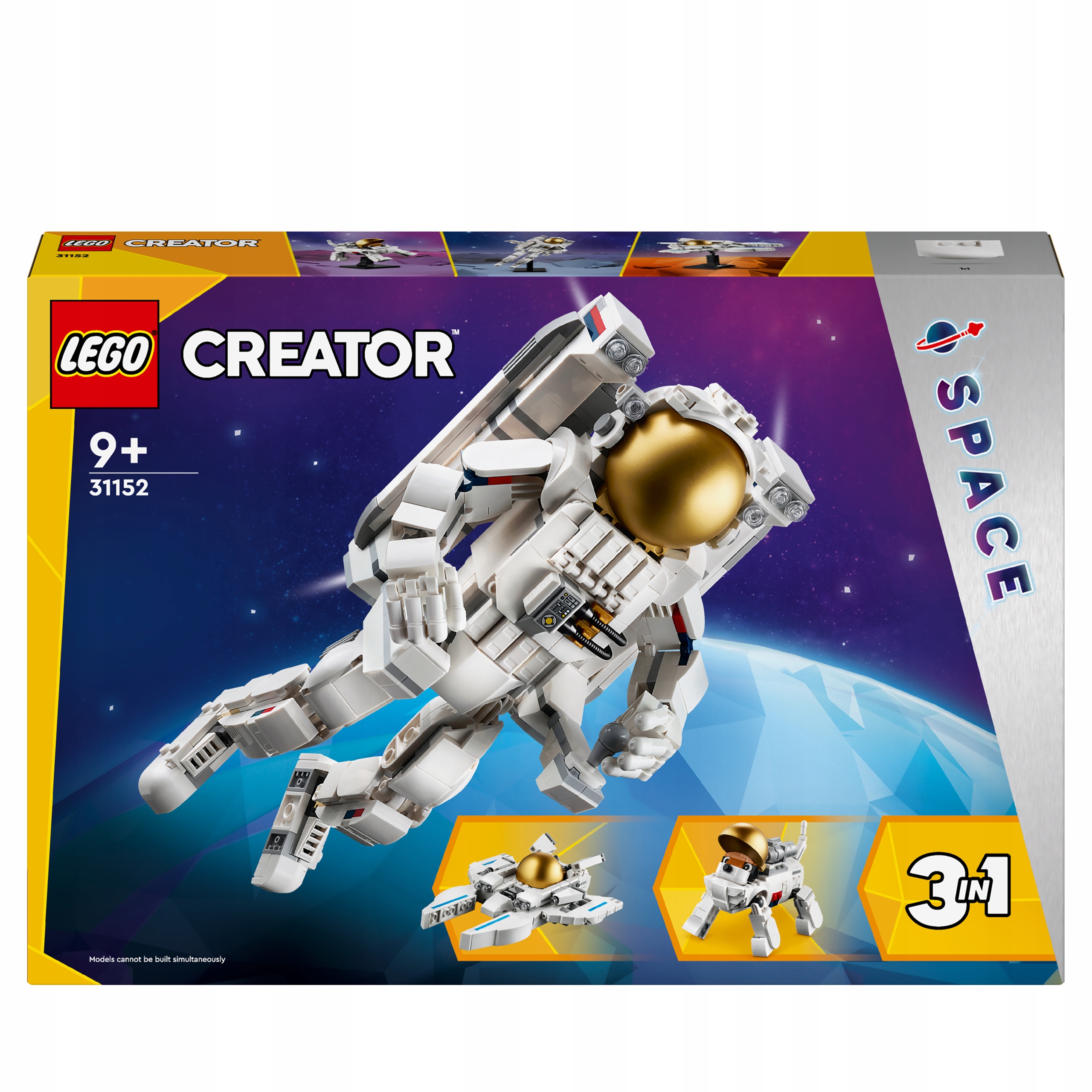 LEGO Creator 31152 Vesmírny astronaut + Mestské policajné auto 60312