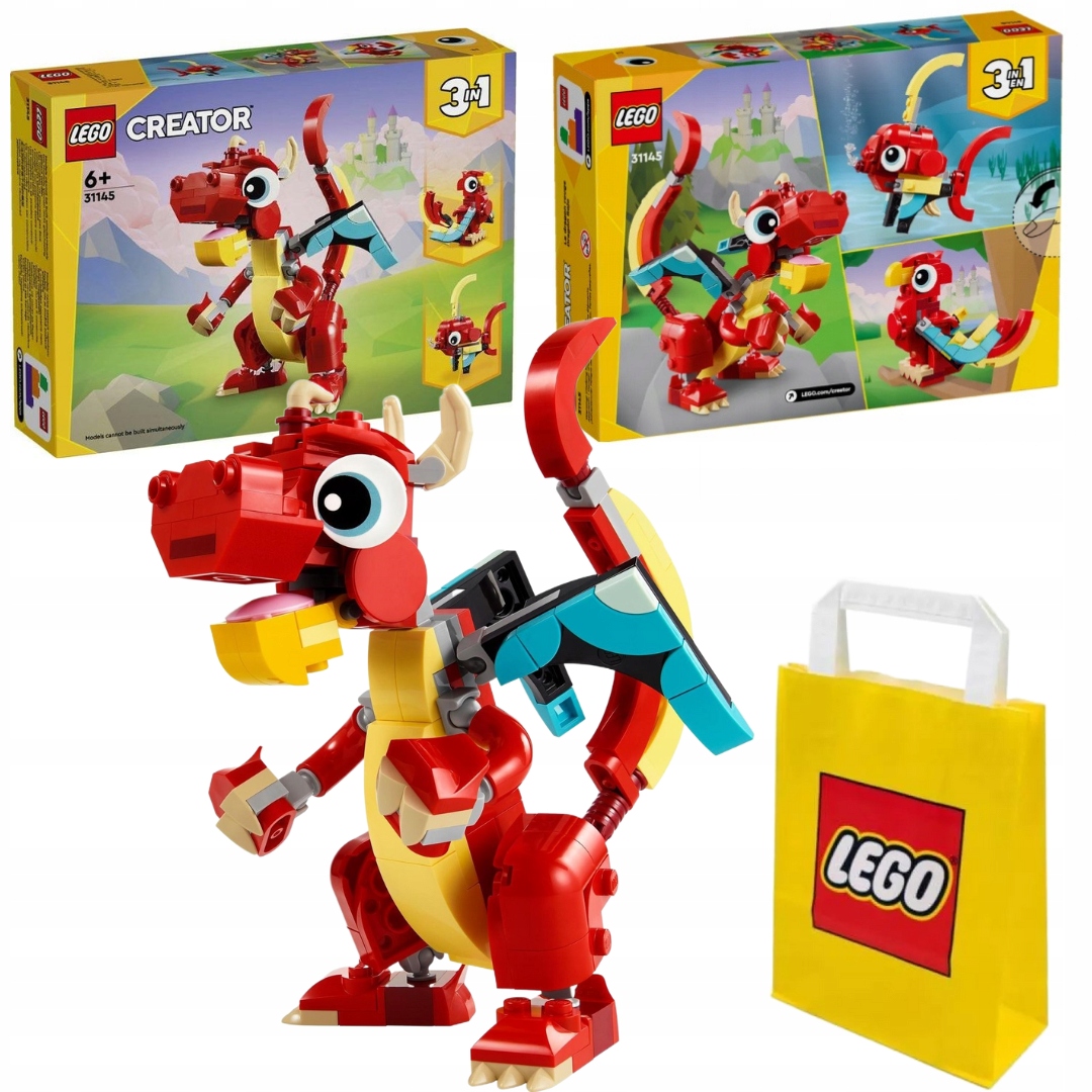 LEGO Creator 3v1 31145 Červený drak