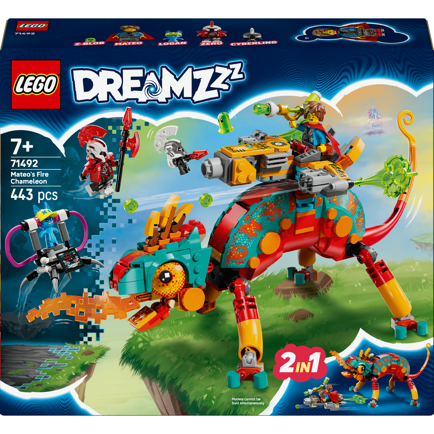 LEGO DREAMZzz 71492 Mateo a jeho ohnivý chameleón