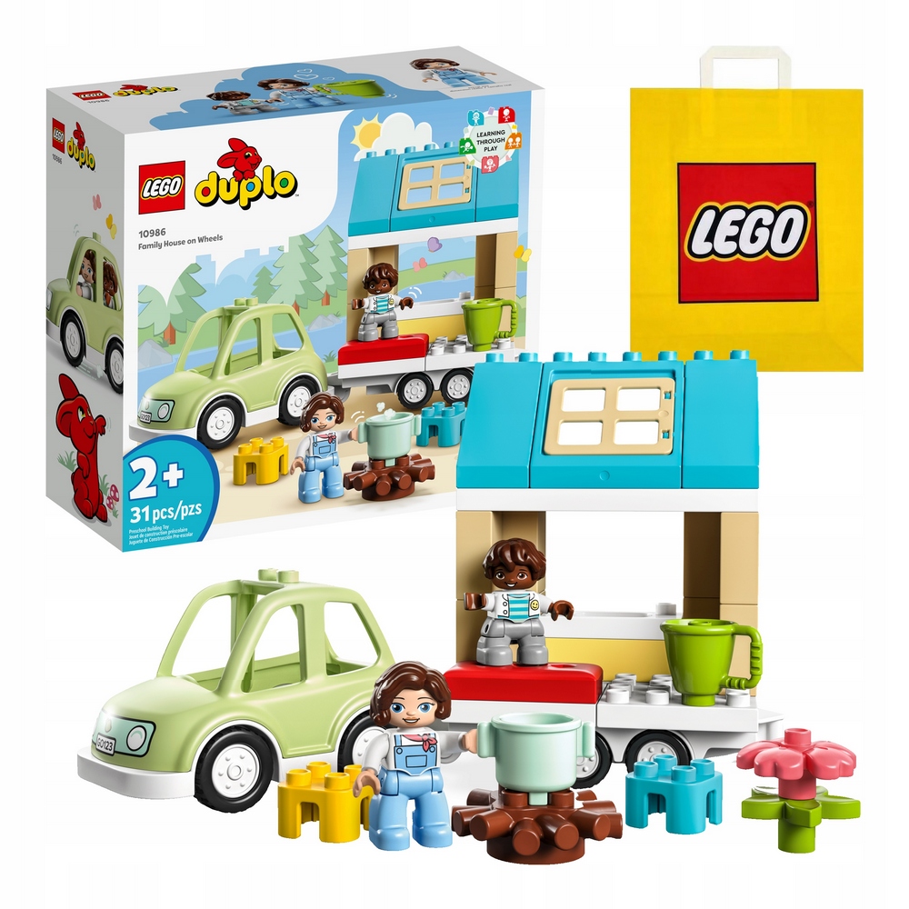 Stavebnica LEGO DUPLO - LEGO DUPLO - Rodinný dom na kolieskach (10986)