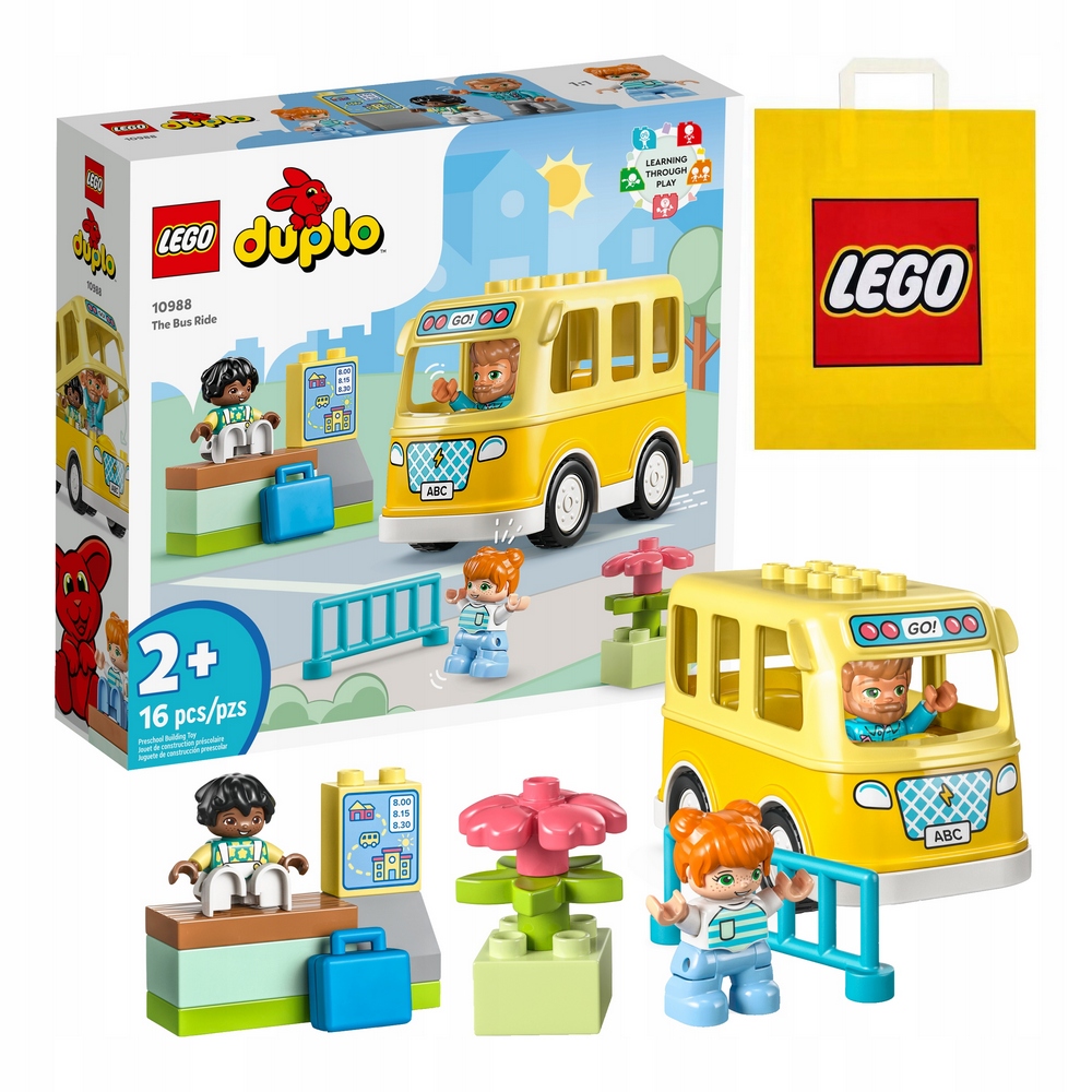 Stavebnica LEGO DUPLO - LEGO DUPLO BUS RIDE 10988