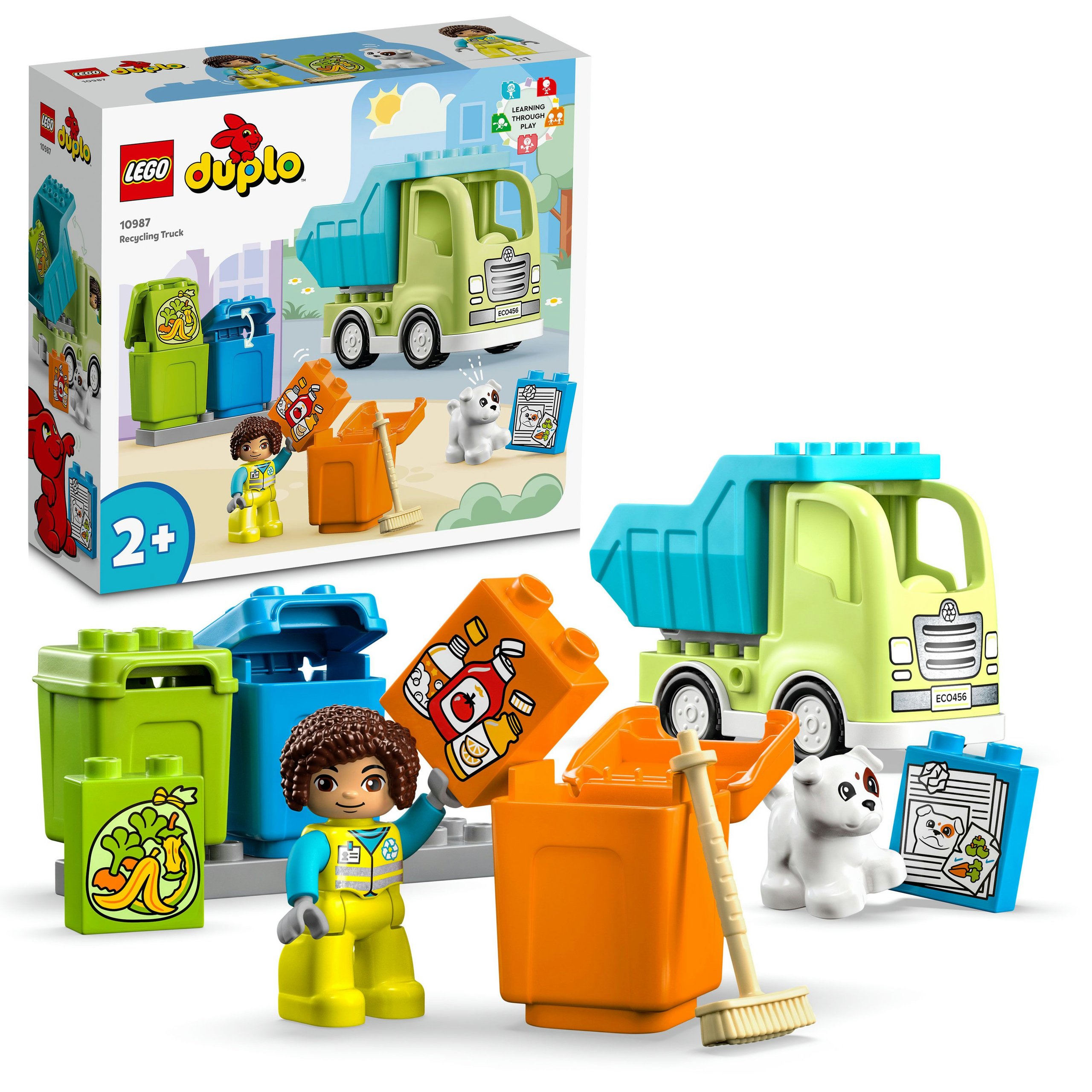 Stavebnica LEGO DUPLO - Lego Duplo Truck Garbage Truck Car 2+