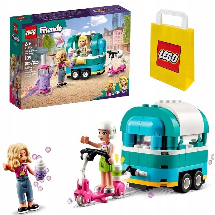 Stavebnica LEGO Friends - LEGO FRIENDS 6+ SKÚTER BUBBLE TEA SHOP 41733