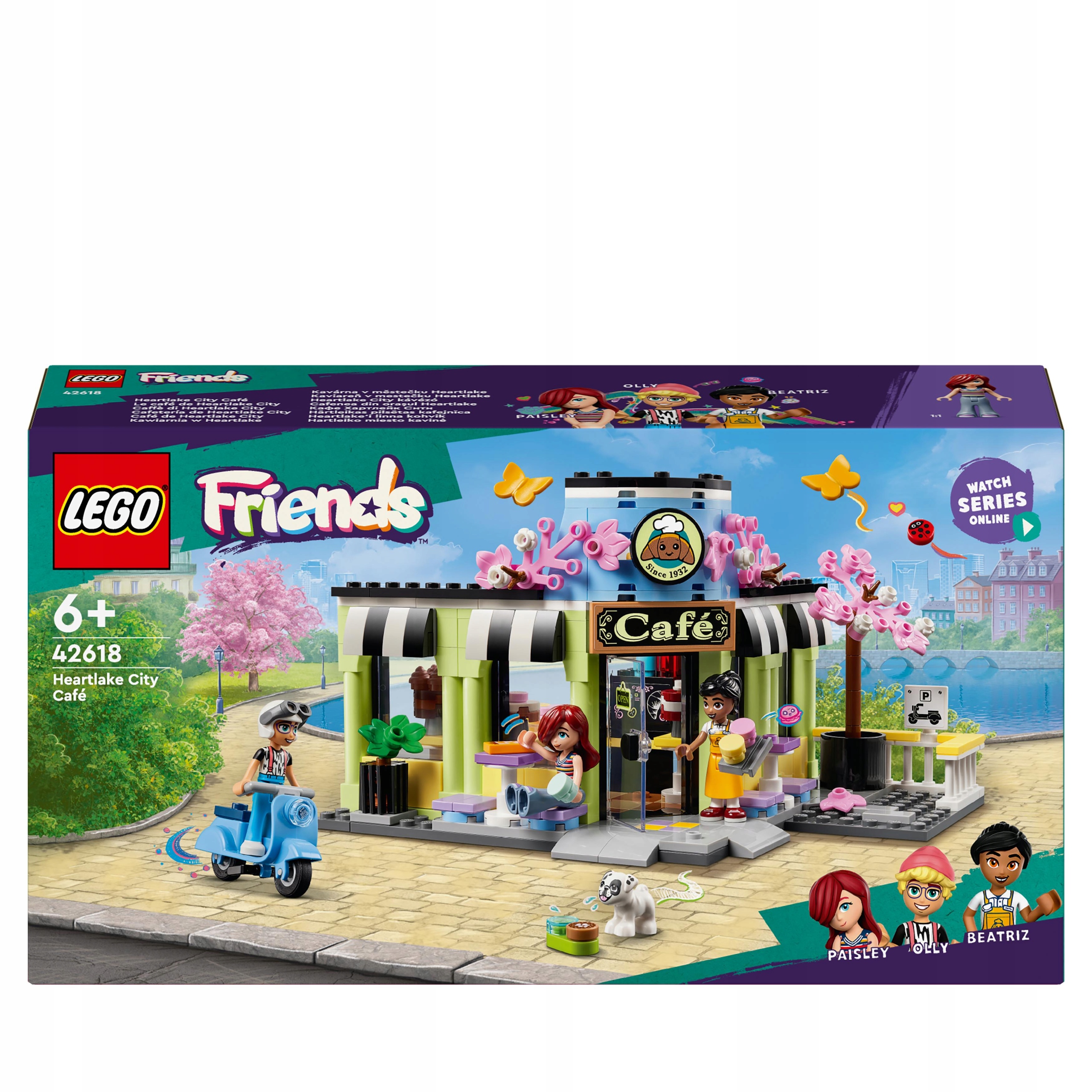 LEGO Friends 42618 Priatelia 42618 Kaviareň v mestečku Heartlake