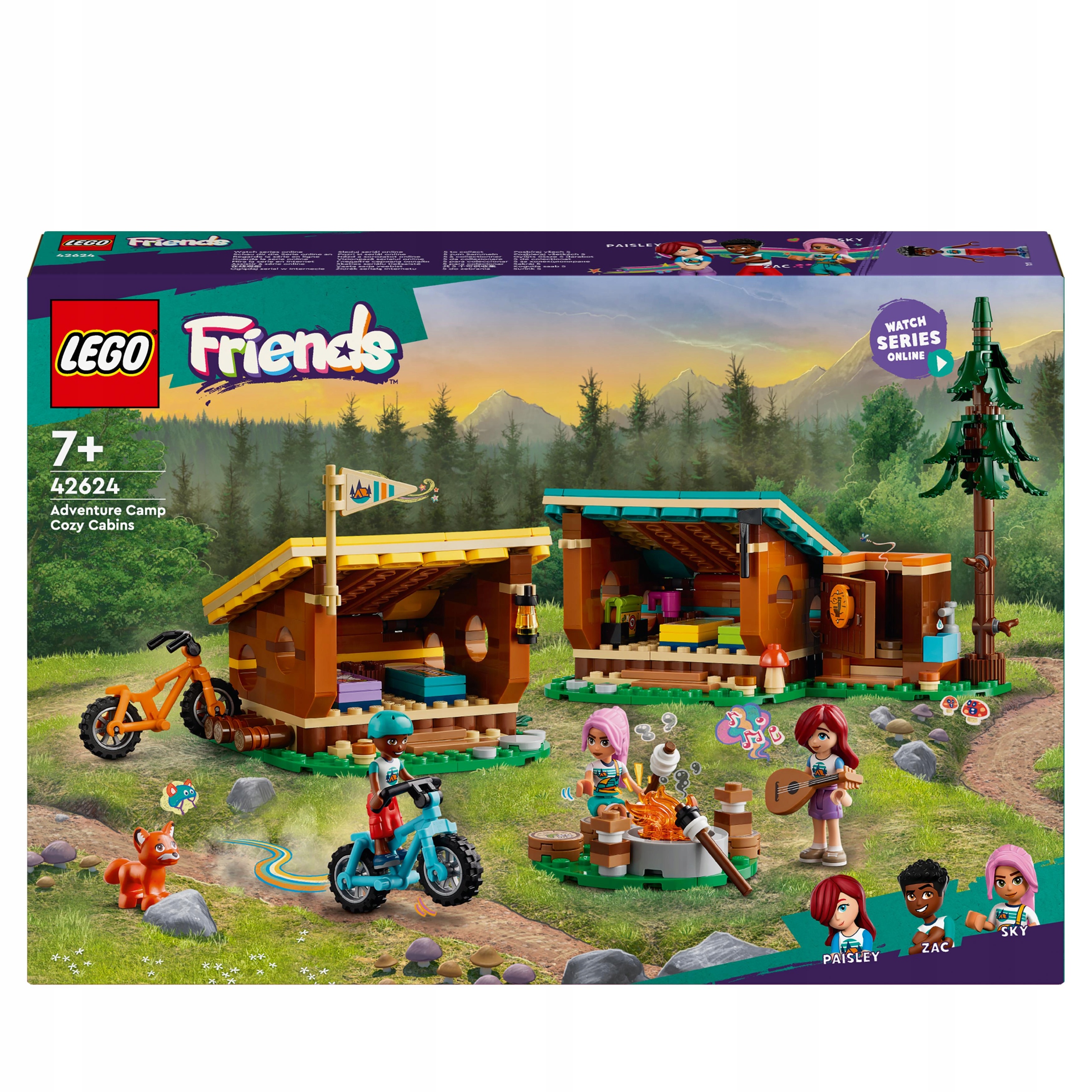 LEGO Friends 42624 Priatelia 42624 Útulné dobrodružné kempingové chatky