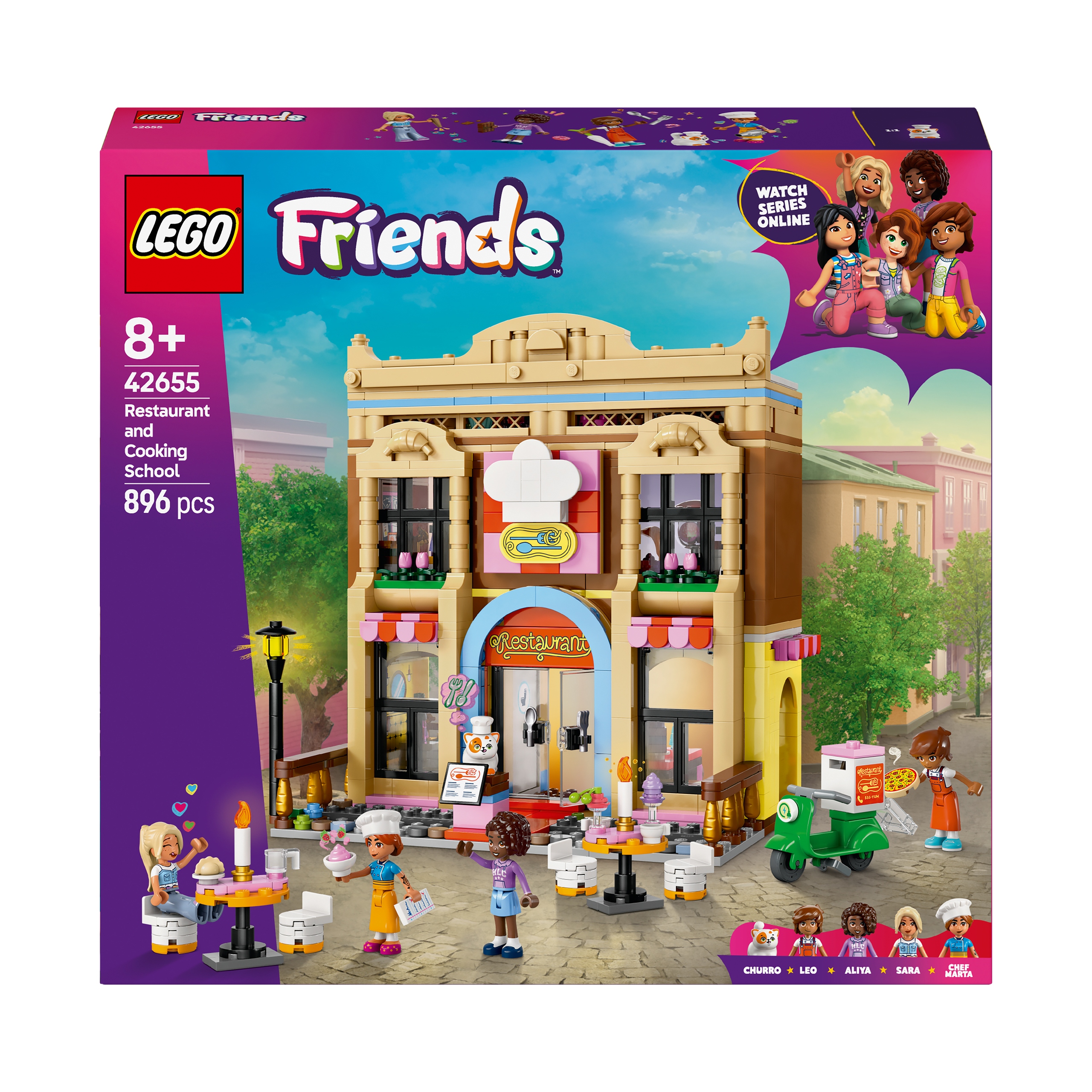 LEGO Friends 42655 Reštaurácia a škola varenia
