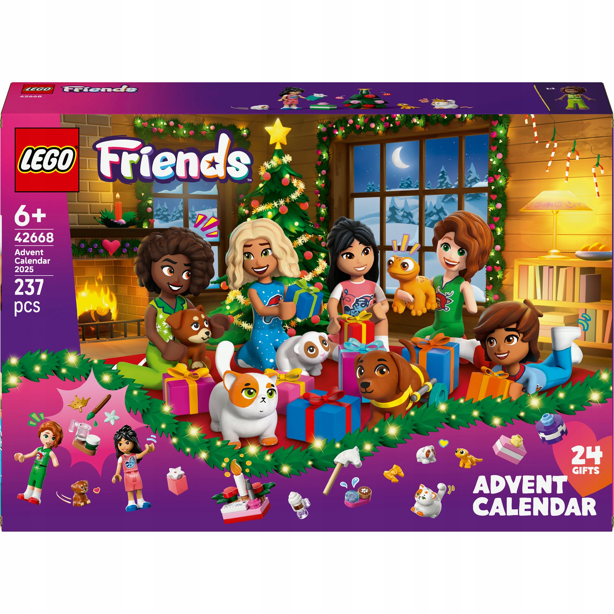 LEGO Friends Adventný kalendár 2025 42668