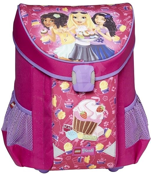 Aktovka - Lego Friends 3-diel školská taška super svetlo