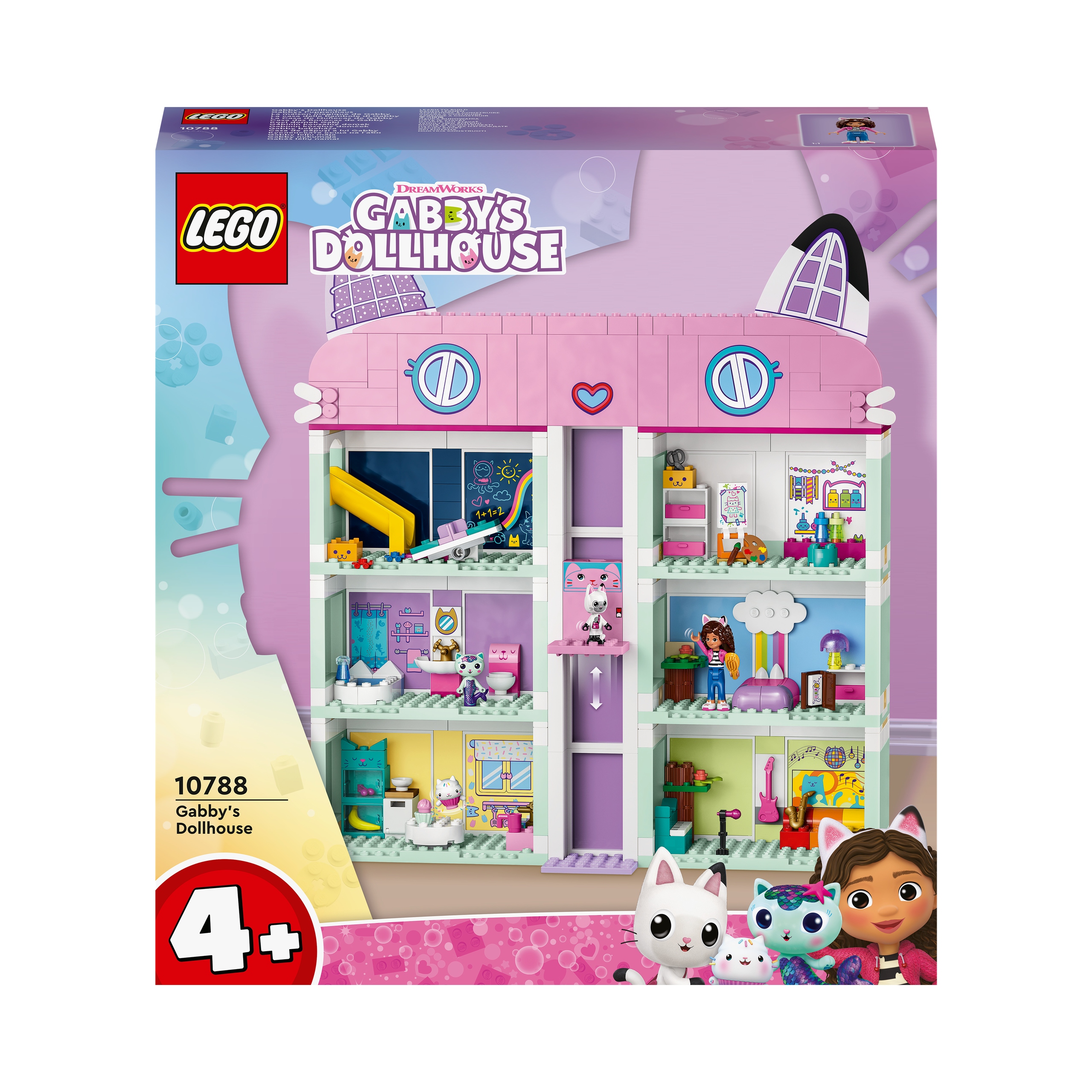 LEGO Gabi a mačací dom 10788 Gabi a čarovný dom