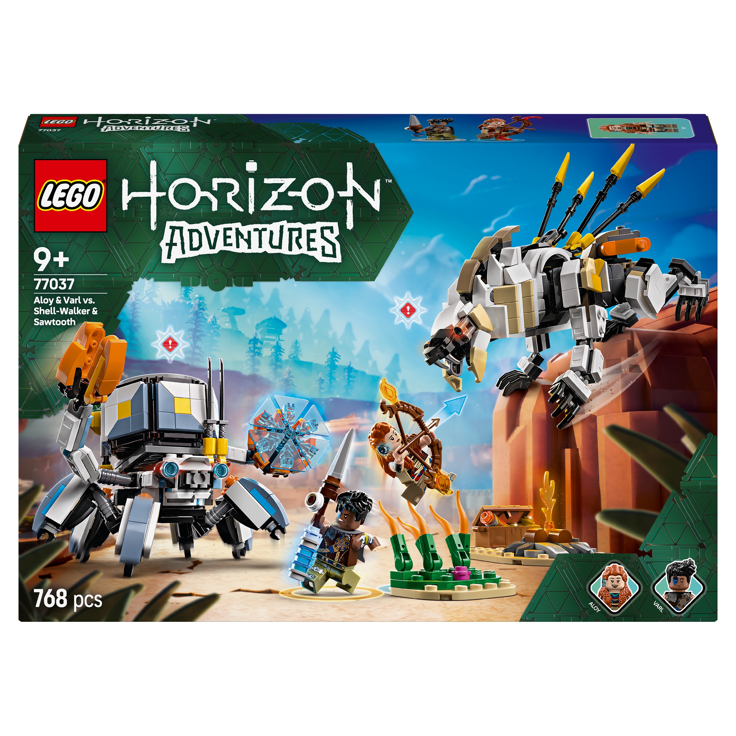 LEGO Speed Champions 77037 Aloy a Varl vs. Crabwalker a Sawtooth