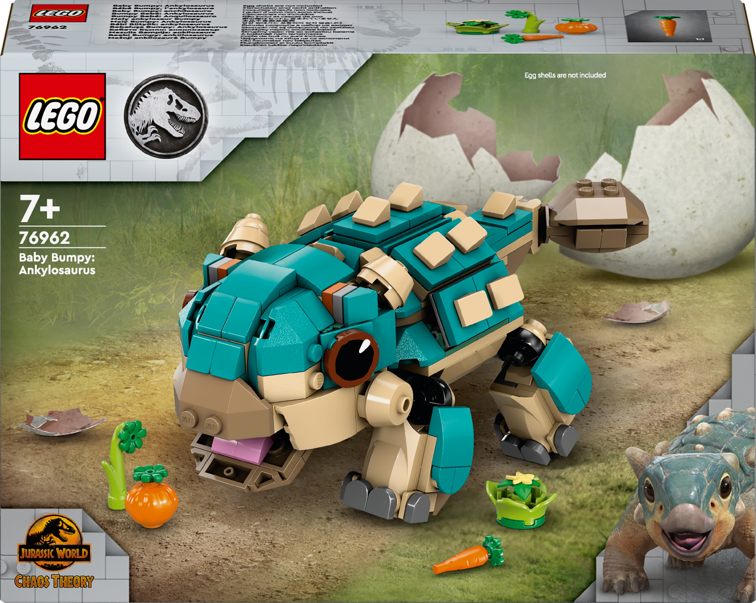 LEGO Jurský svet 76962 Jurský svet 76962 Malý hrboľatý: Ankylosaurus