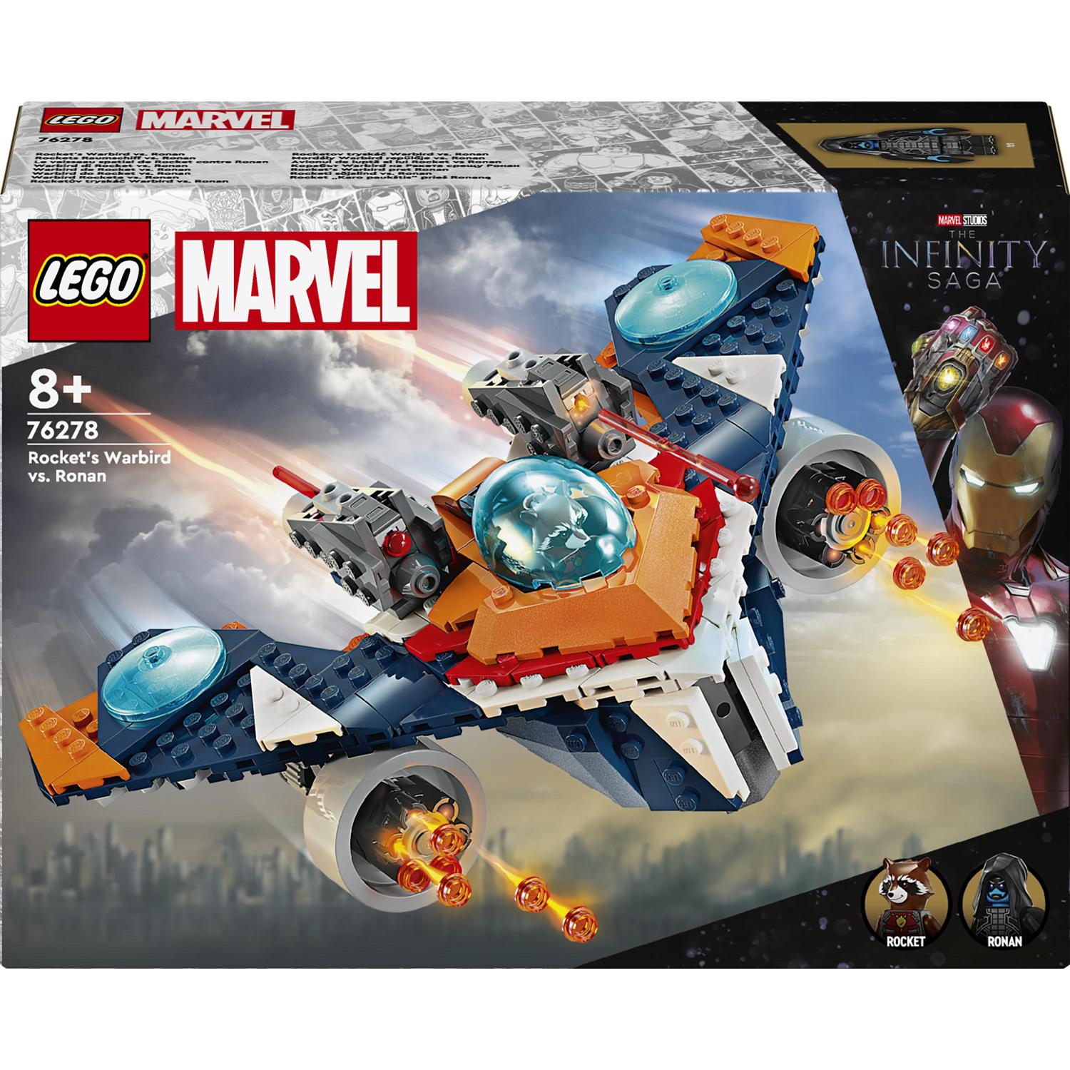 LEGO Marvel 76278 Rocketov bojový vták vs. Ronan