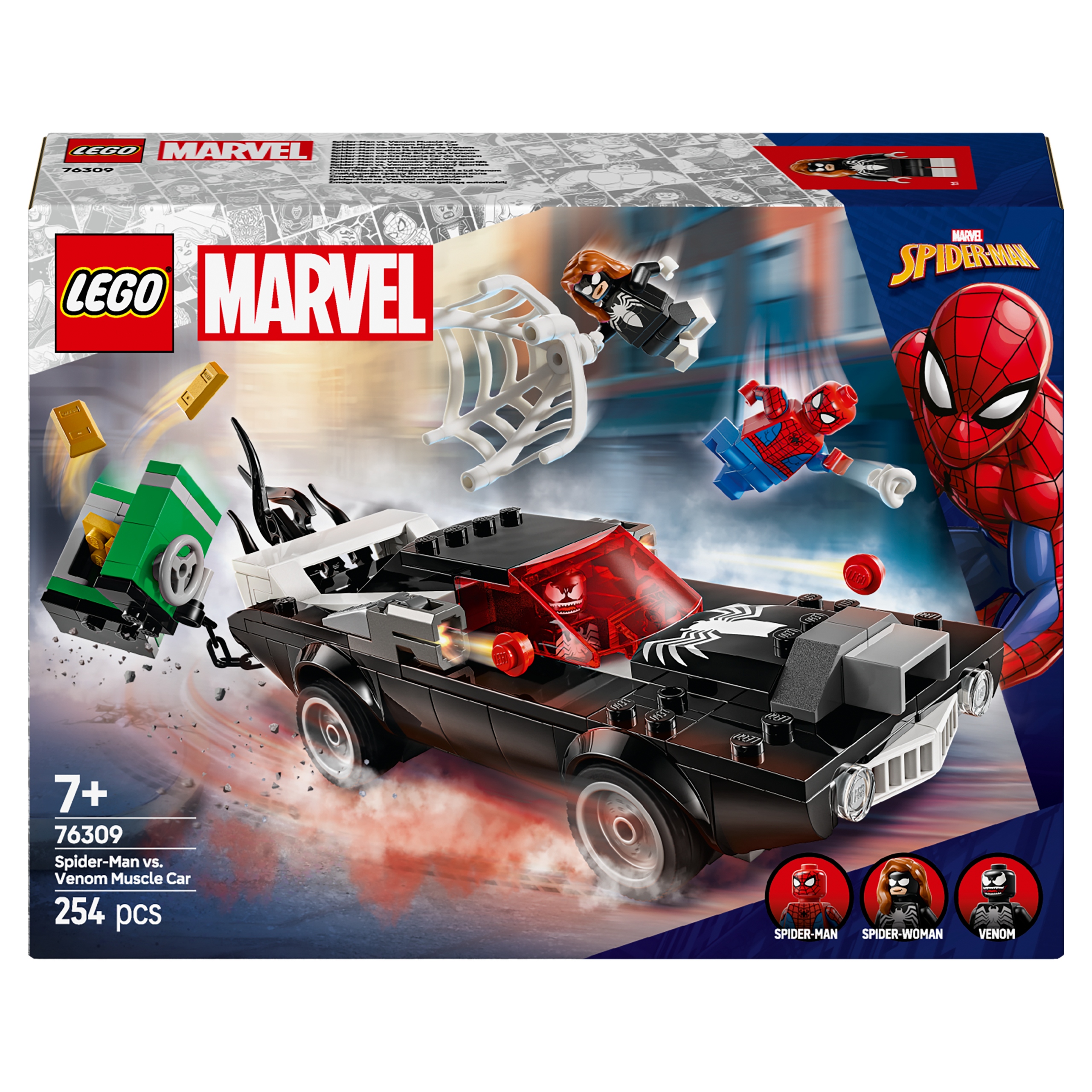 LEGO Super Heroes 76309 Spider-Man vs. Venom – svalové auto