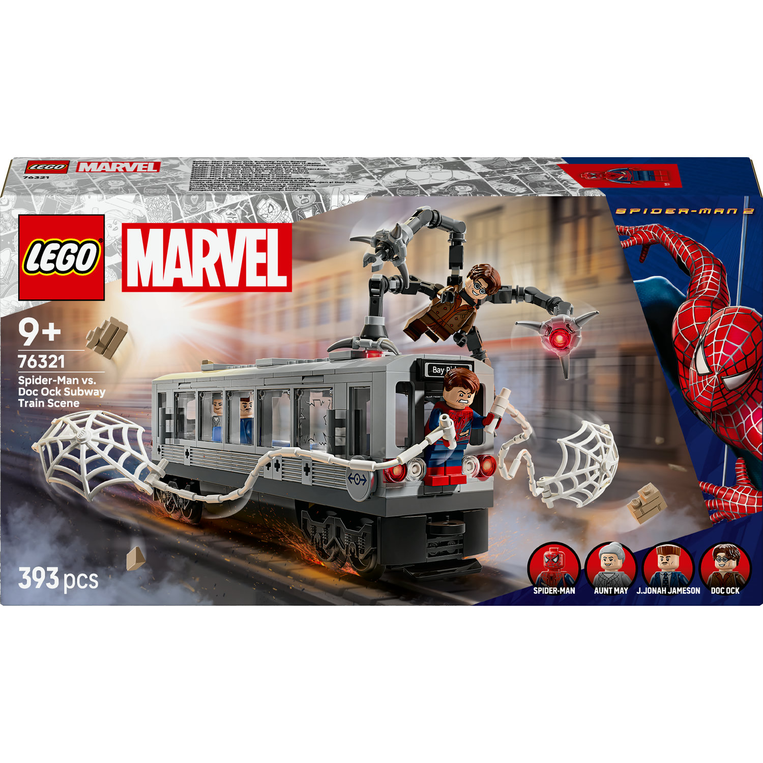 LEGO Super Heroes 76321 Spider-Man vs. Doc Ock: Scéna v metre