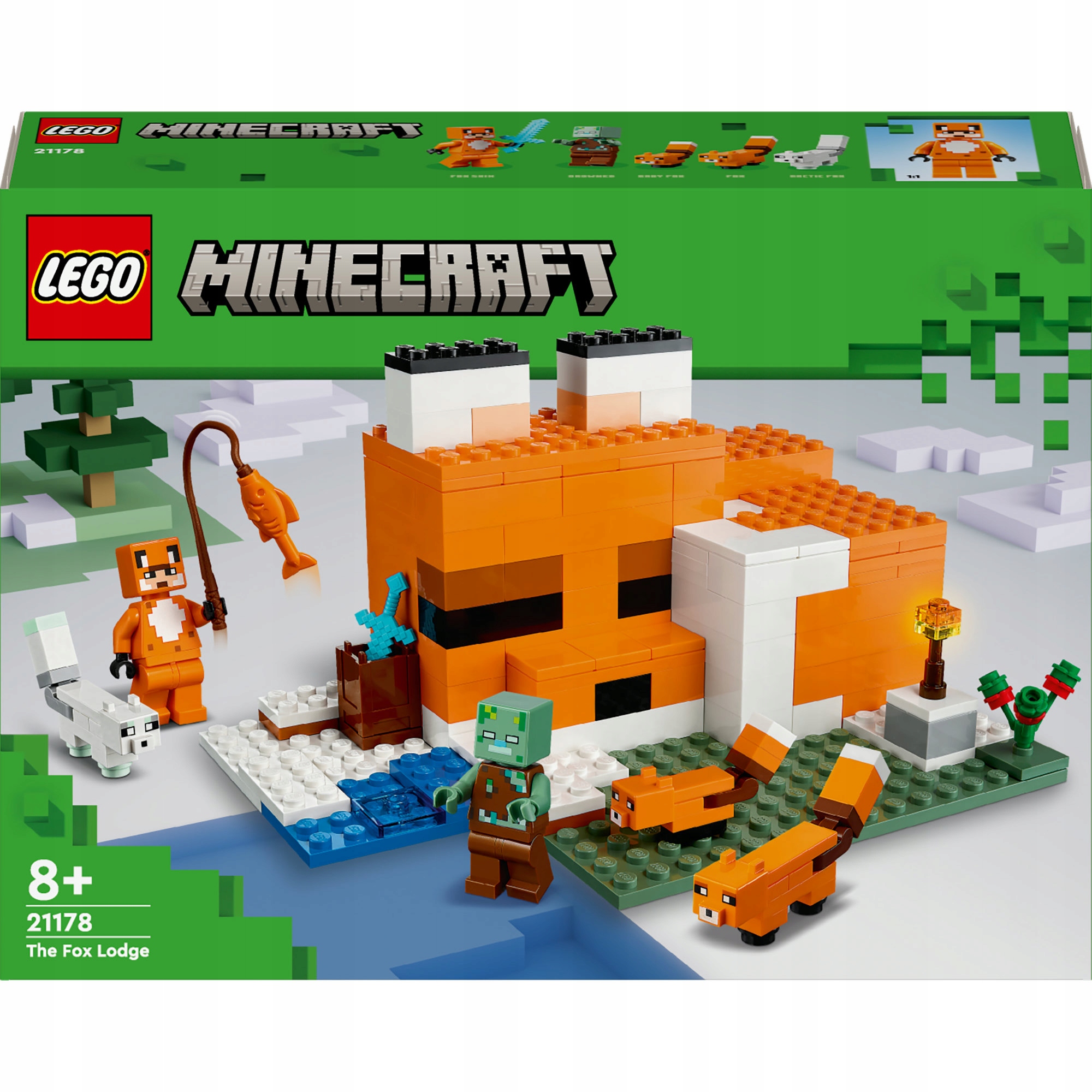 LEGO Minecraft 21178 Líščie bývanie