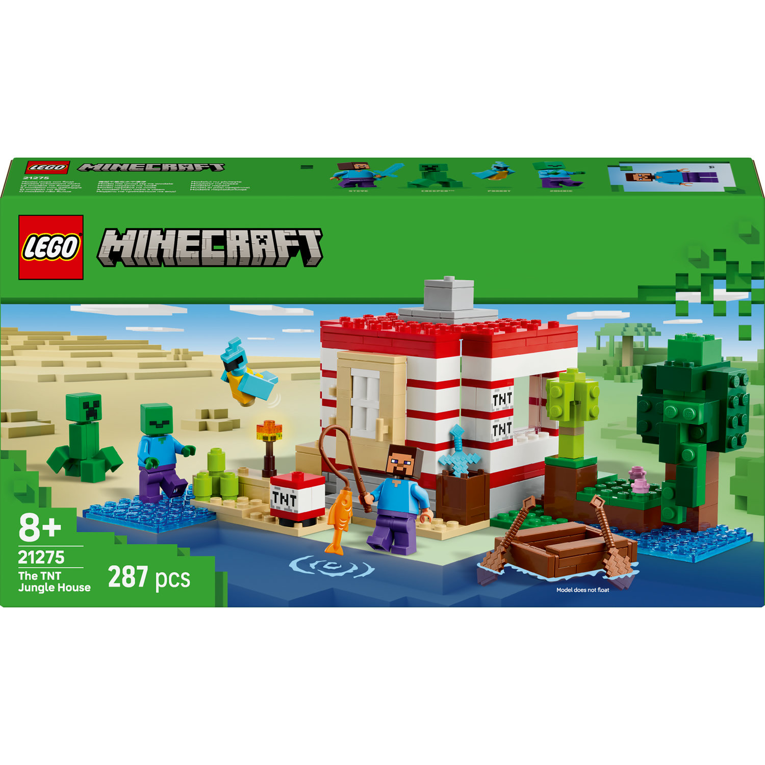 LEGO Minecraft 21275 Domček v džungli TNT