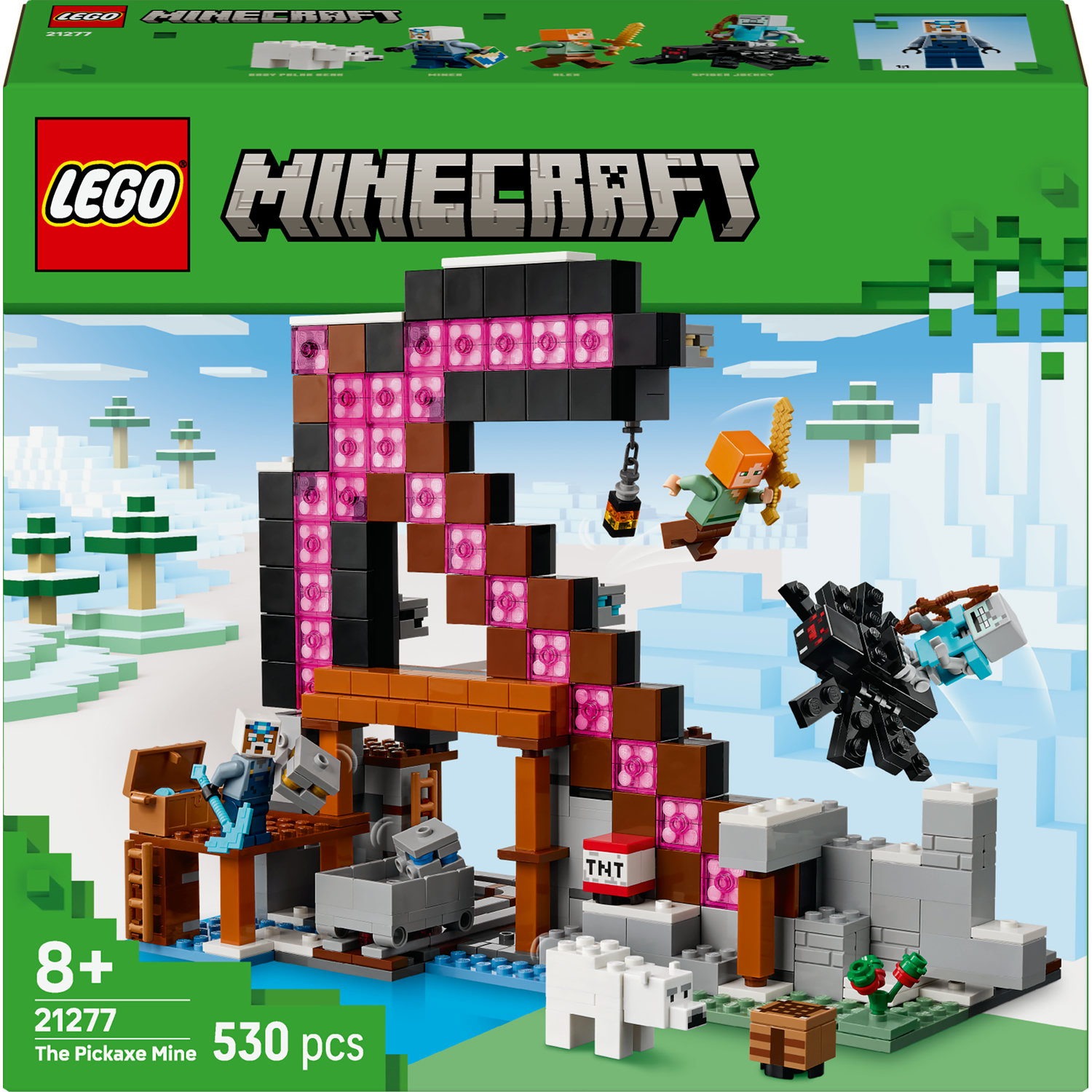 LEGO Minecraft 21277 LEGO Minecraft 21277 Baňa s krompáčom