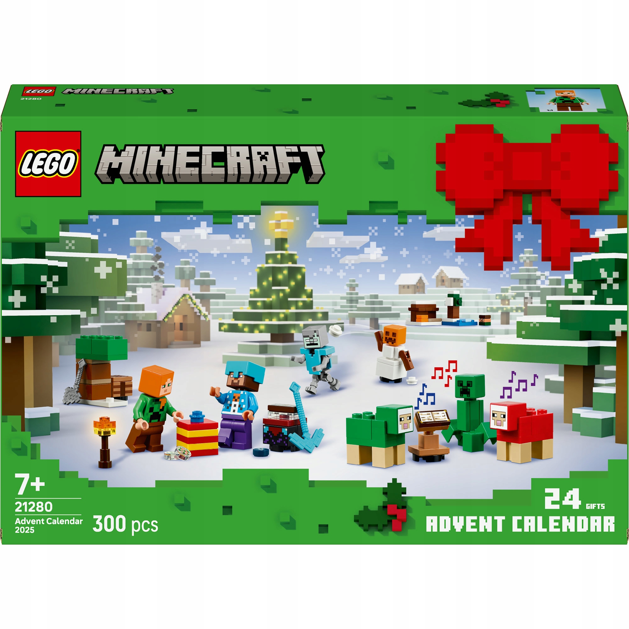 LEGO Minecraft 21280 Adventný kalendár 2025