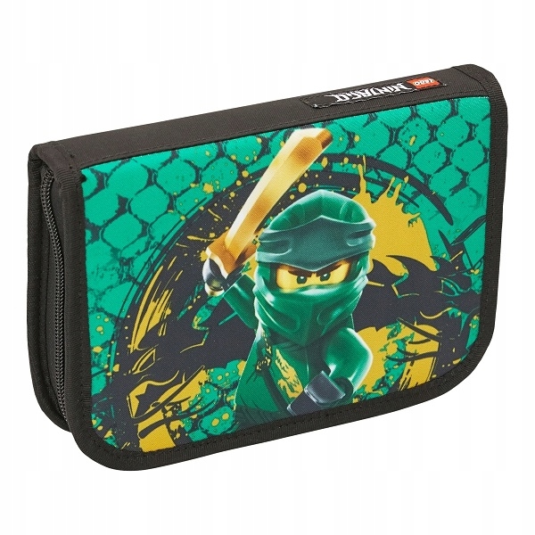 Školský peračník - Lego Ninjago Lloyd Green Puence Case so zariadením