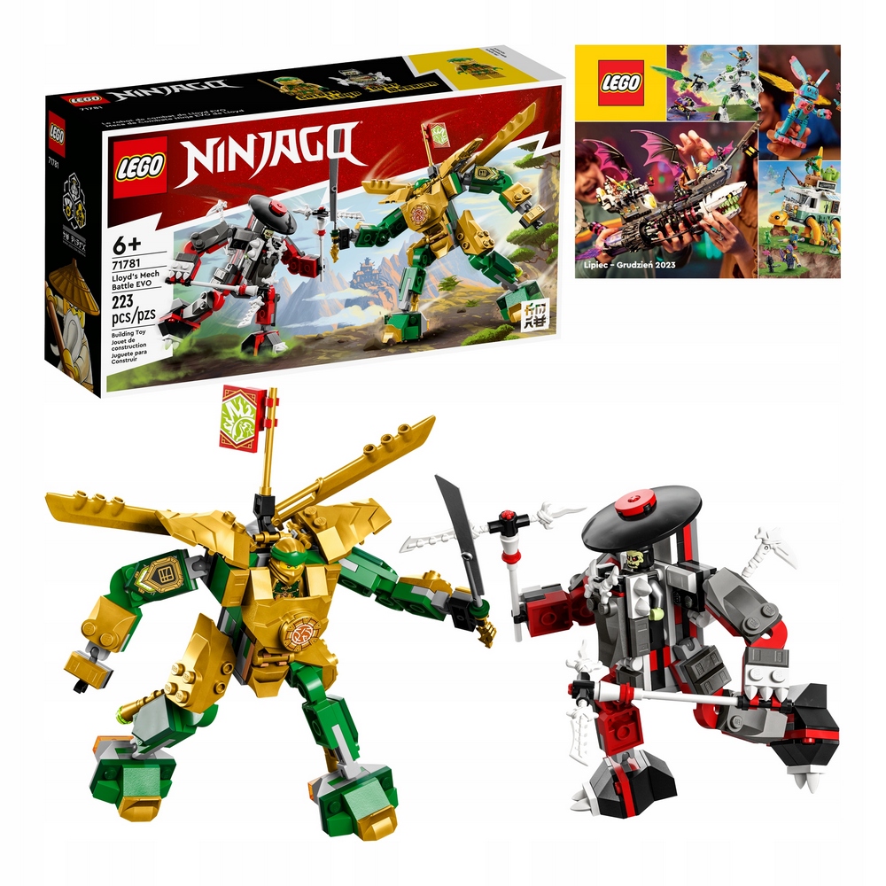 Stavebnica LEGO Ninjago - Lego Ninjago - Lloyd Clash s Evo Mech (71781) + Nový katalóg Lego