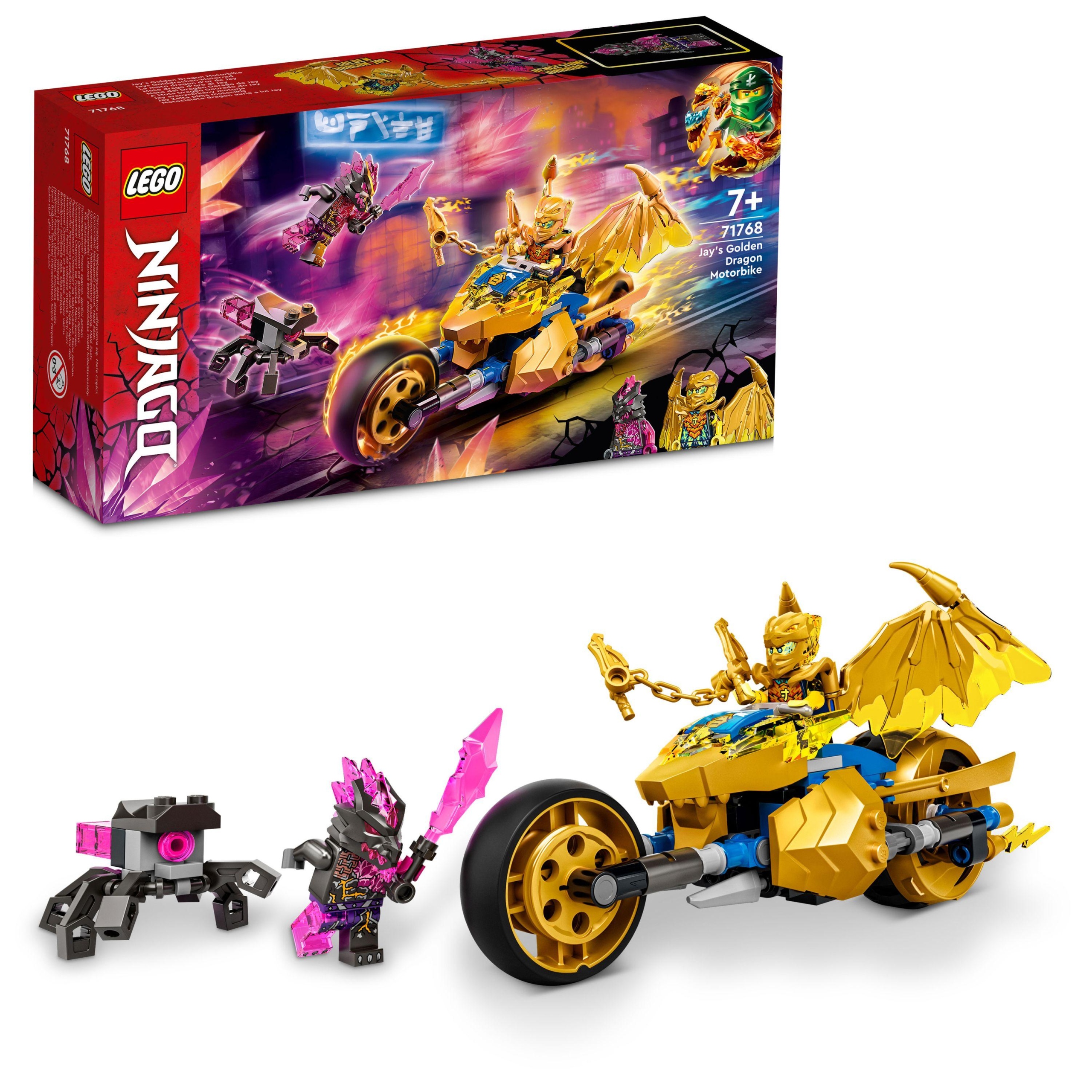 Stavebnica LEGO Ninjago - Lego Ninjago - Motocykel Golden Dragon Jaya (71768)