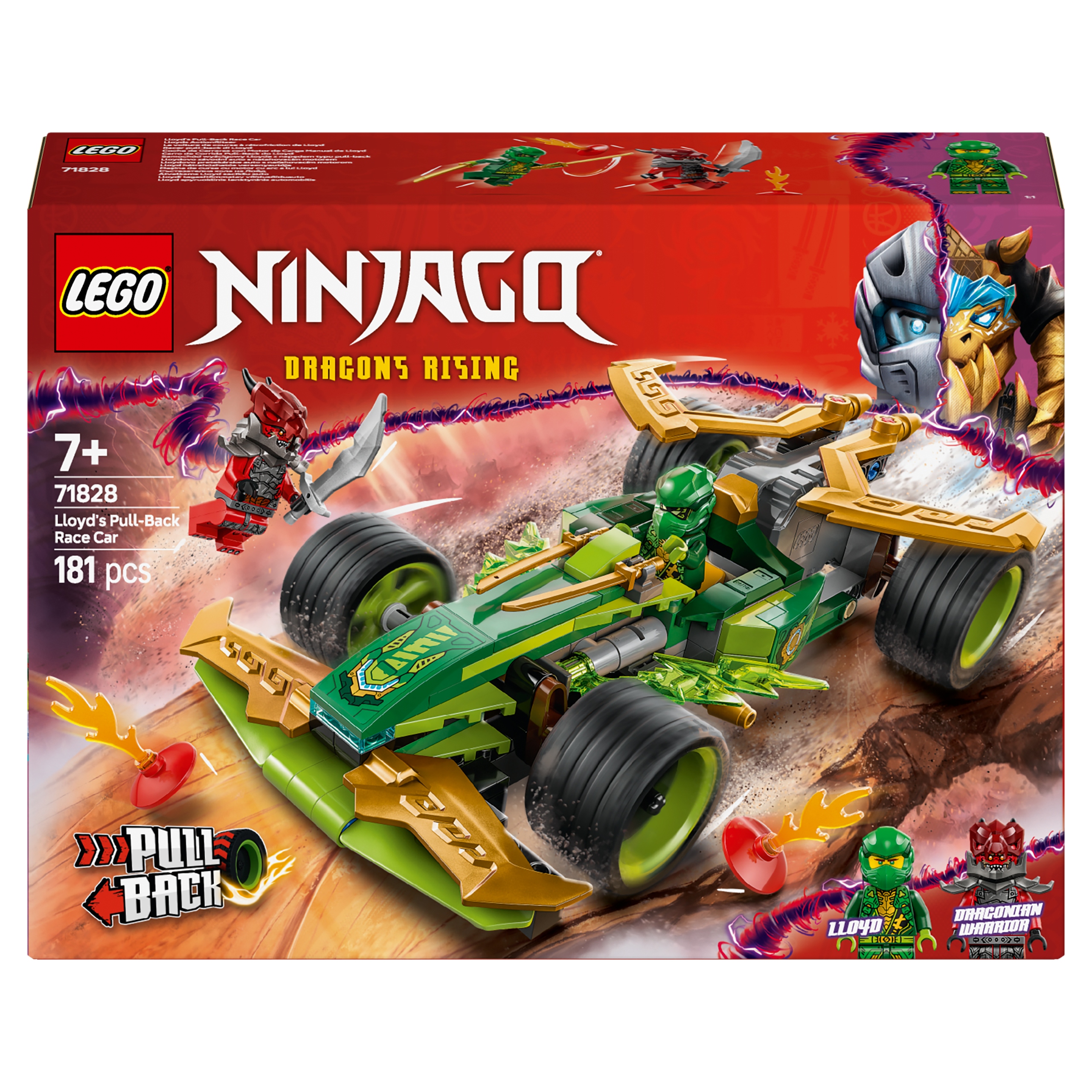 LEGO Ninjago Lloydovo pretekárske auto s naťahovacím mechanizmom 71828