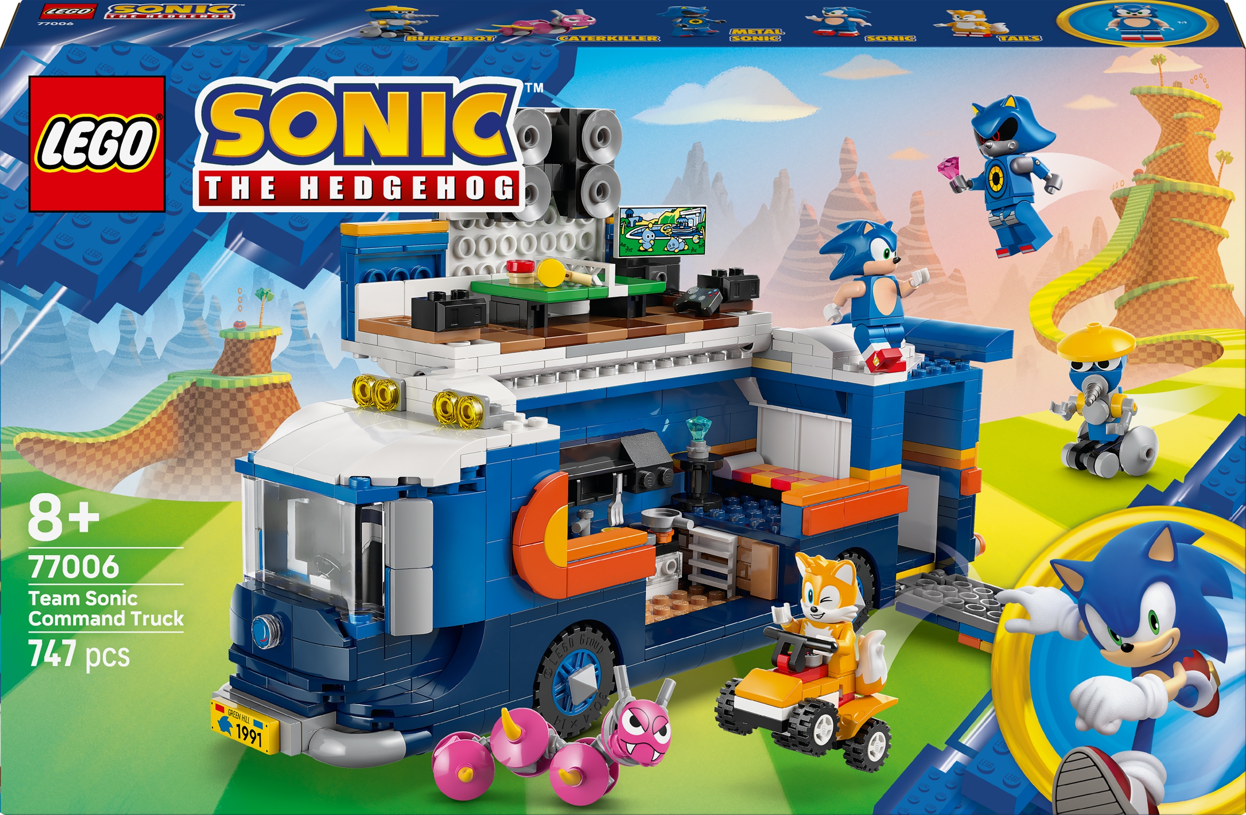 LEGO Sonic the Hedgehog 77006 Veliteľské vozidlo tímu Sonic the Hedgehog