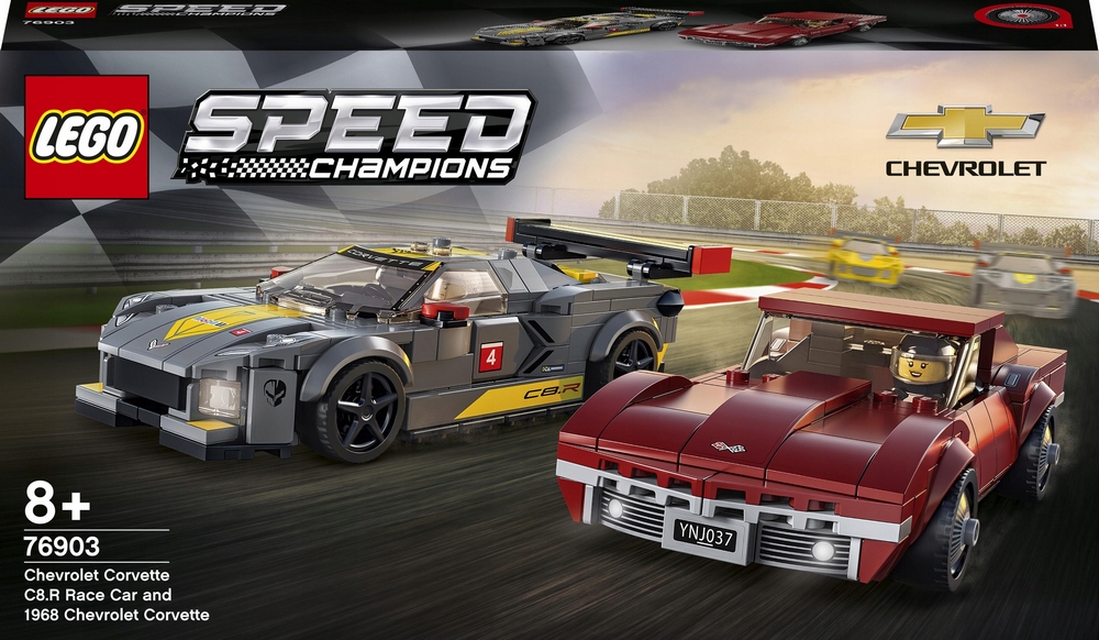 LEGO Speed Champions 76903 LEGO Speed Champions 76903 Lego Chevrolet Corvette 1969 a C8.R 76903