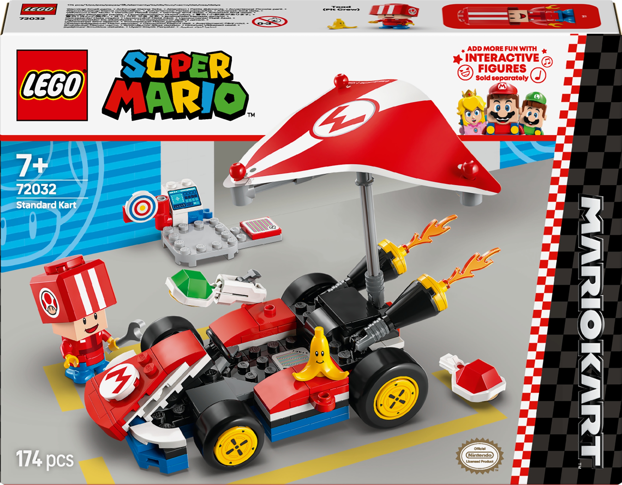 LEGO Super Mario 72032 Mario Kart - Štandardná motokára