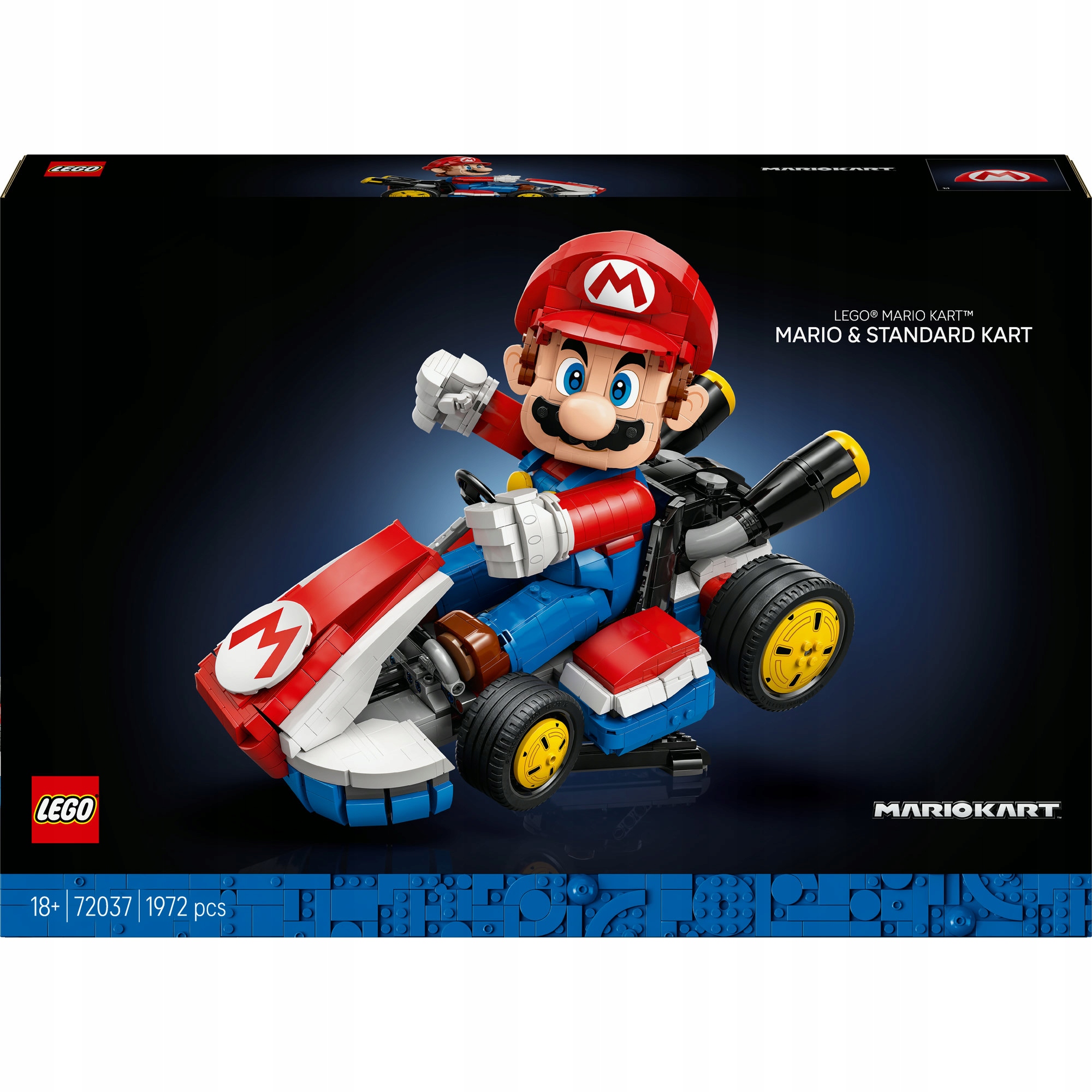 LEGO Super Mario 72037 Mario Kart: Mario a štandardná motokára
