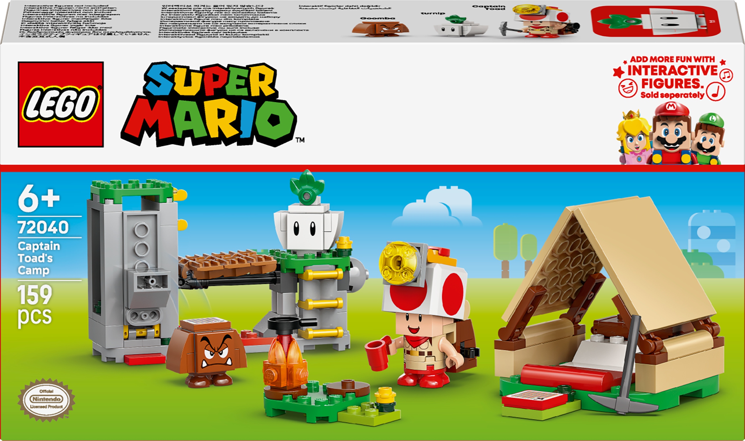 LEGO Super Mario 72040 Super Mario 72040 Kapitán Toad a jeho tábor