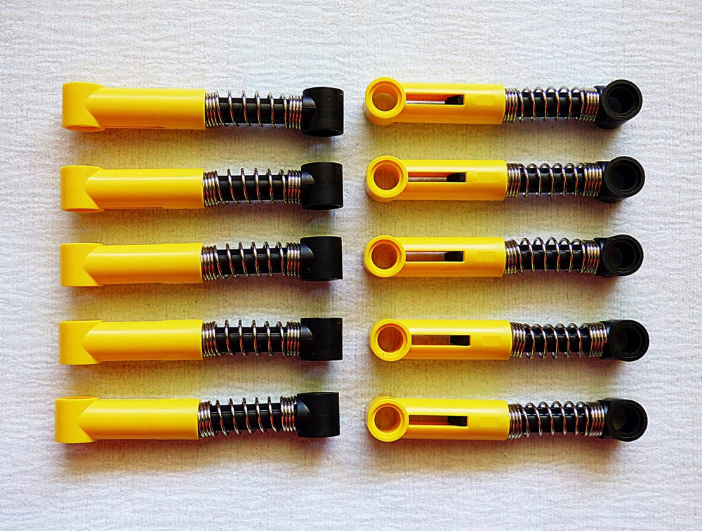 LEGO diel - LEGO Technic, tlmiče nárazov 10 ks. 731C07 - žltá