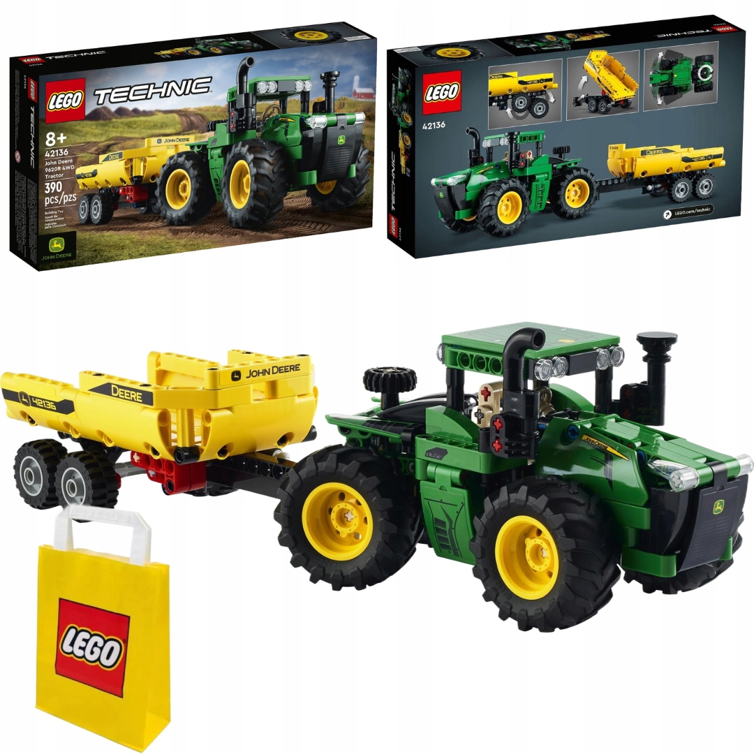 LEGO Technic 42136 Traktor John Deere 9620R 4WD